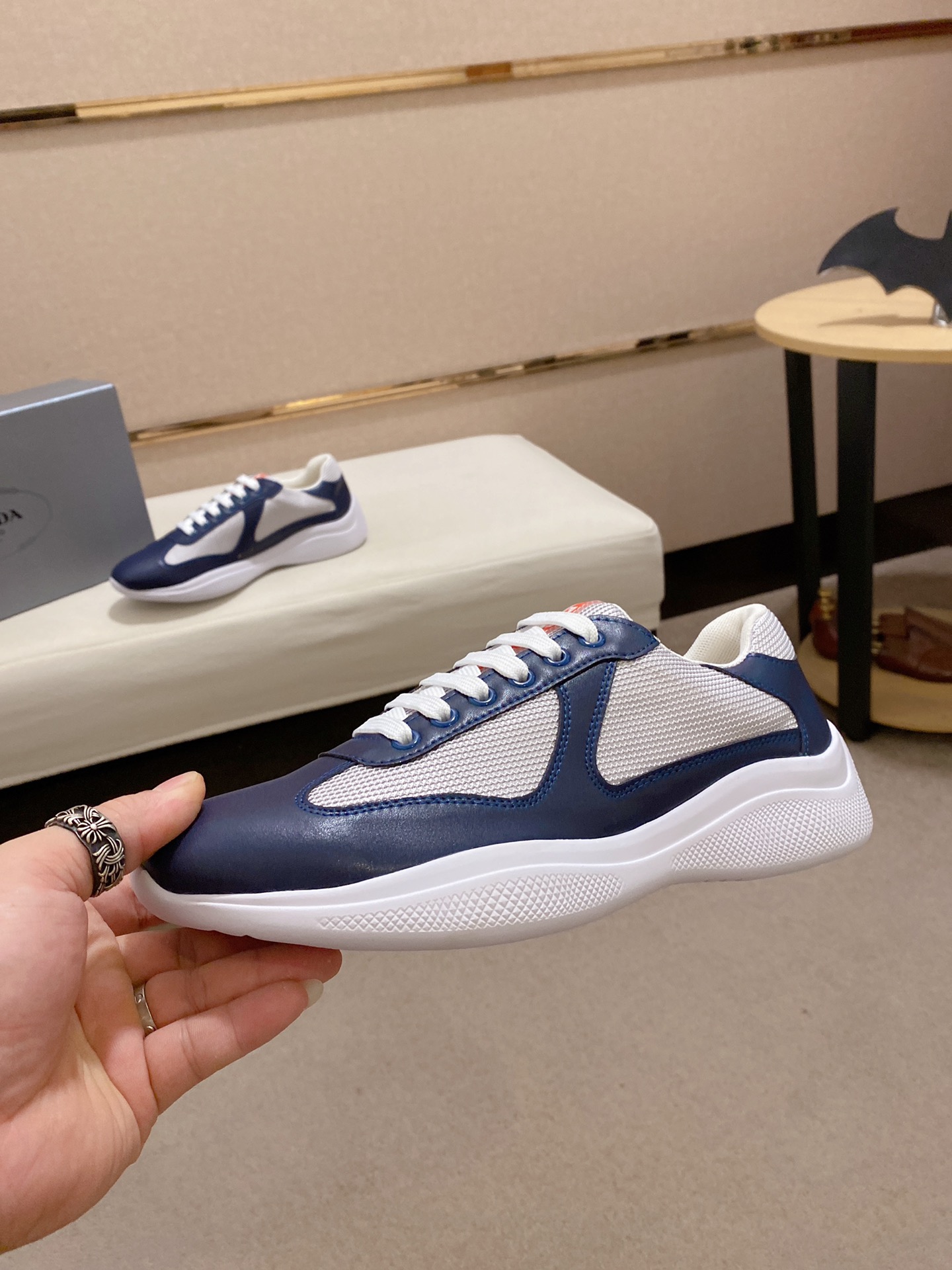 Prada America's Cup sneaker 16 - vstockx