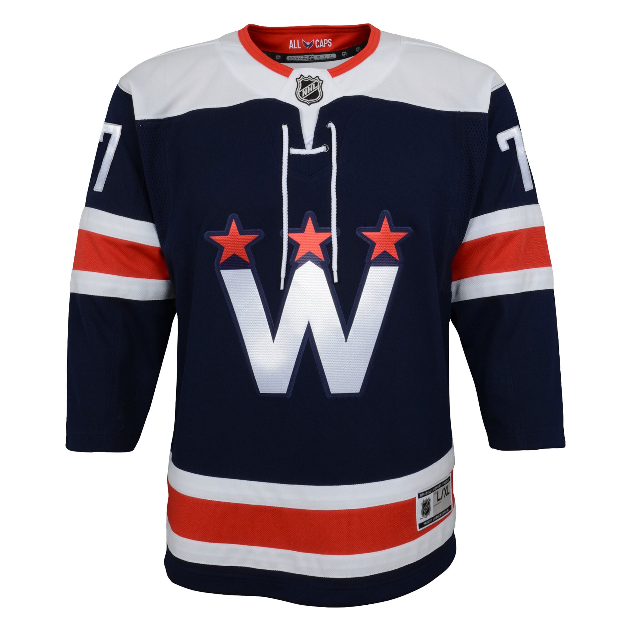 TJ Oshie Washington Capitals Youth Alternate Premier Player Jersey - Navy - vstockx