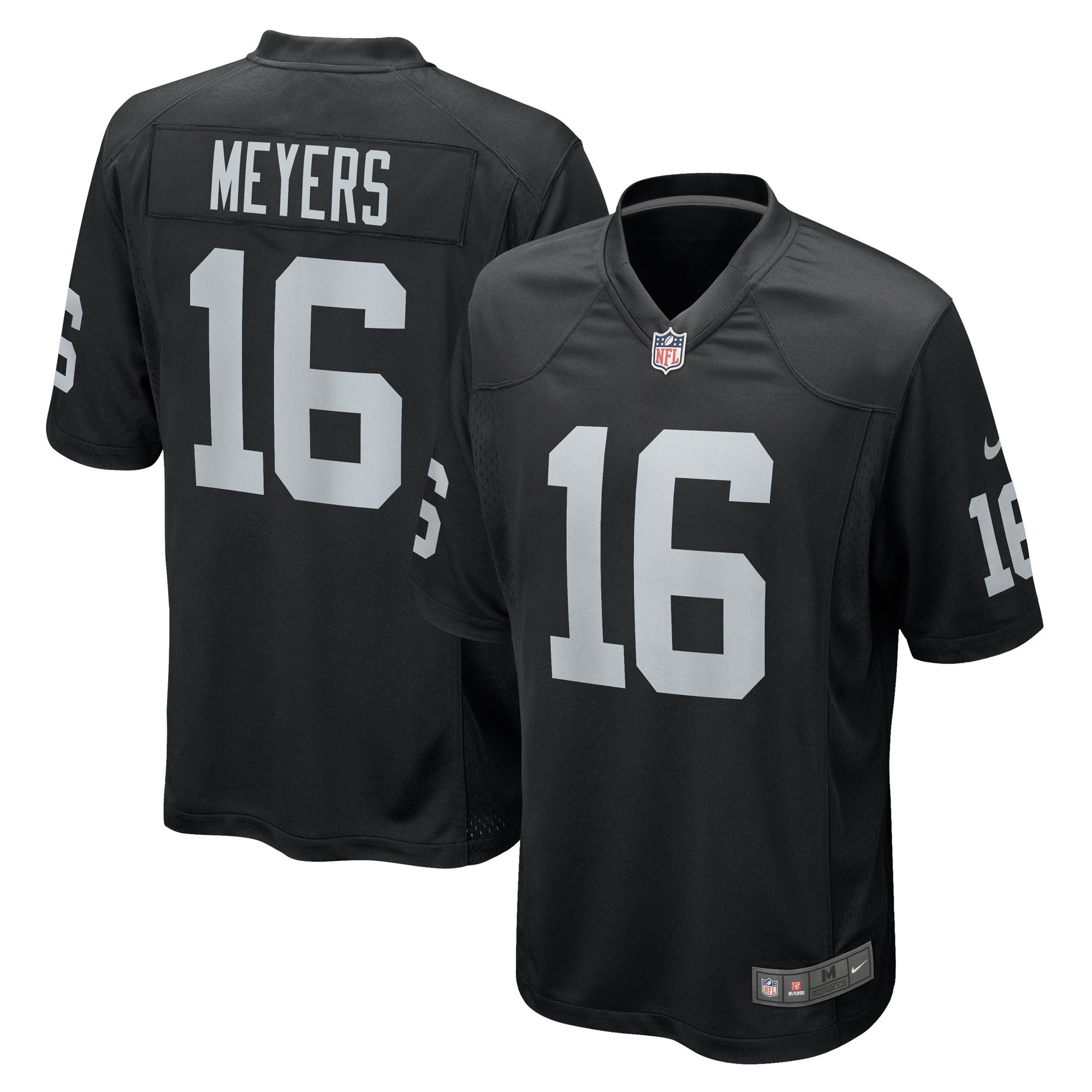 Jakobi Meyers Las Vegas Raiders Nike Game Player Jersey - Black - vstockx