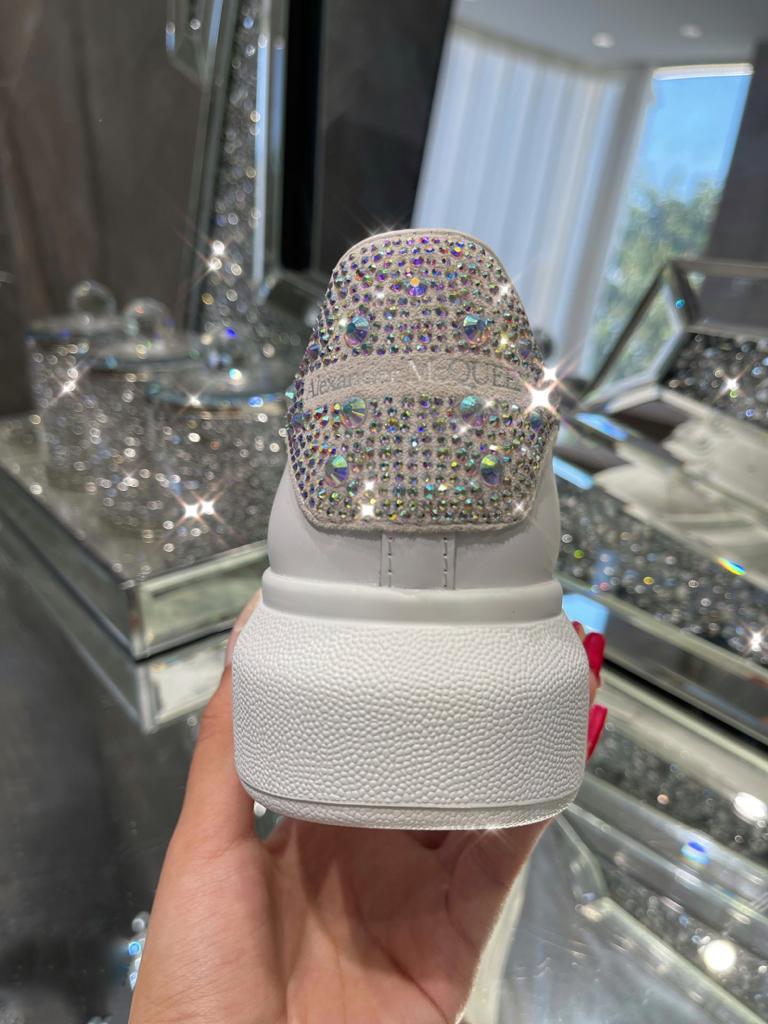 Alexander McQueen Oversized White porcelain - vstockx