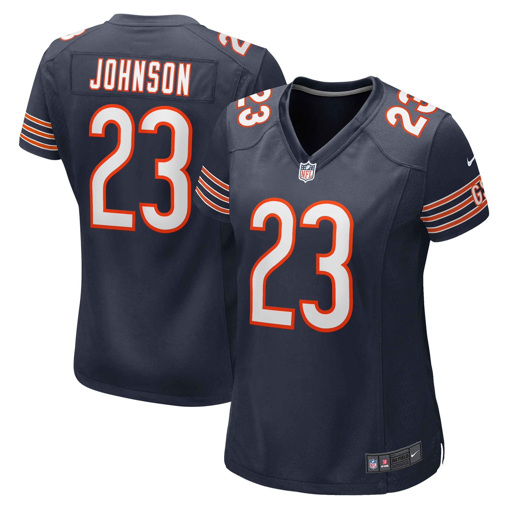 Roschon Johnson Chicago Bears Nike Women's Team Game Jersey - Navy - vstockx