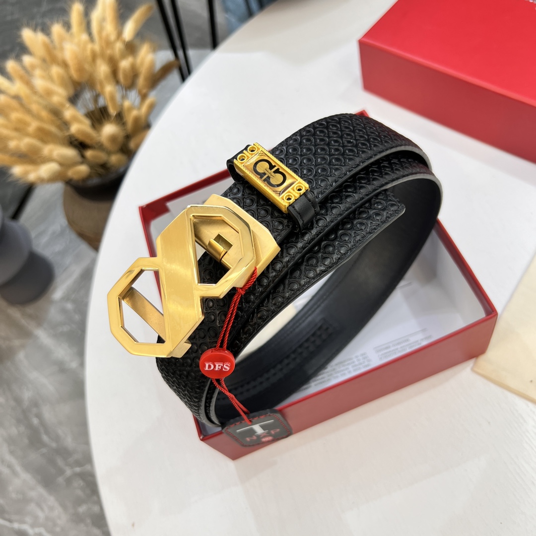 Streetwear Belt Ferragamo 319599 size:3.5cm - vstockx