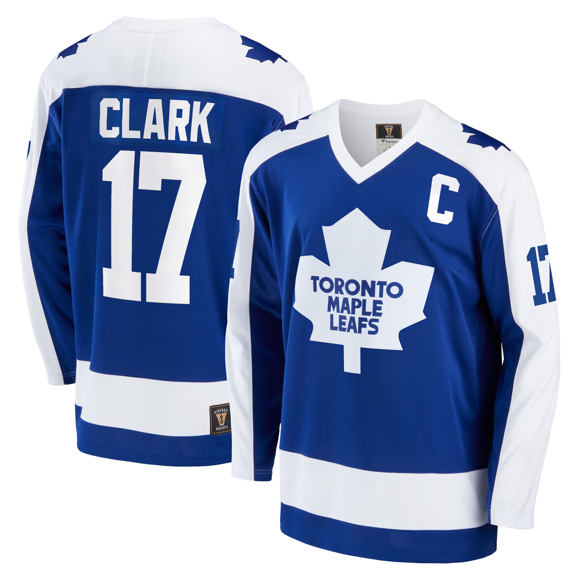 Wendel Clark Toronto Maple Leafs Fanatics Branded Breakaway Retired Player Jersey - Blue - vstockx