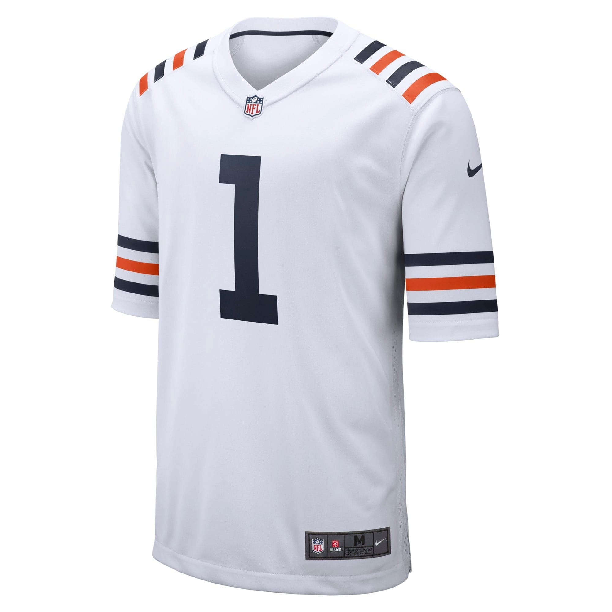 Men's Nike Justin Fields White Chicago Bears 2021 NFL Draft First Round Pick Alternate Classic Game Jersey - vstockx