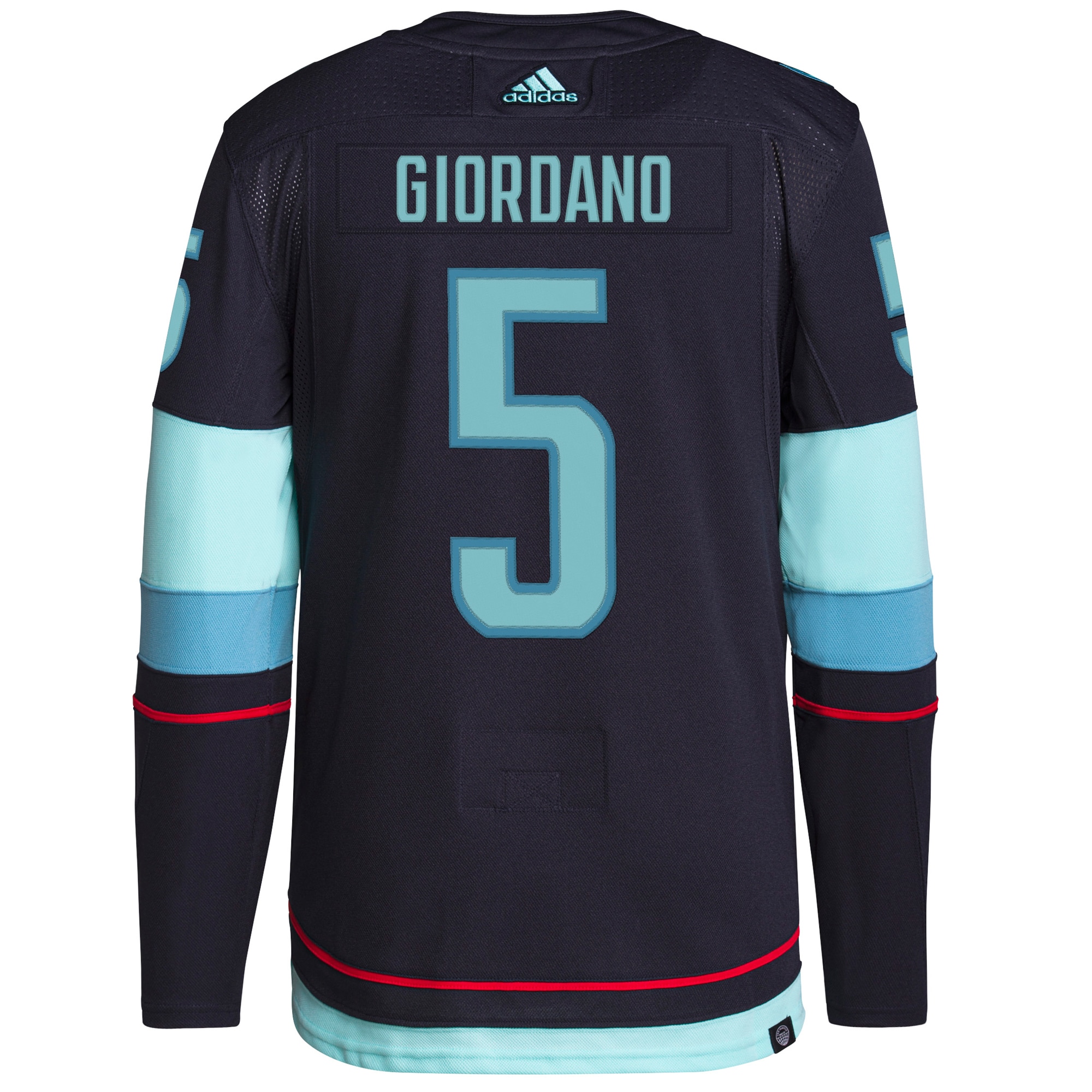 Mark Giordano Seattle Kraken adidas Home Authentic Primegreen Player Jersey - Navy - vstockx