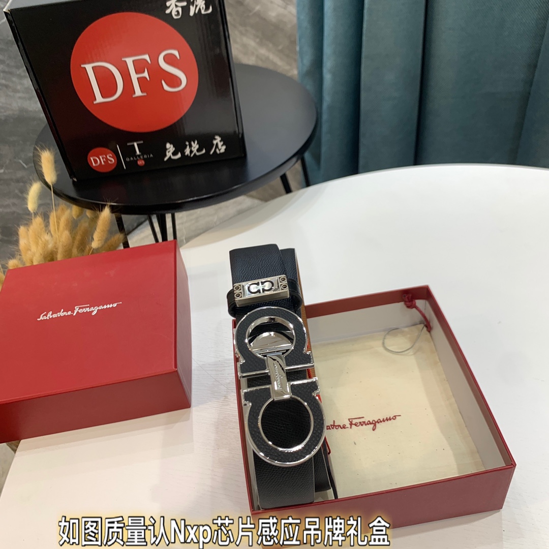 Streetwear Belt Ferragamo 319441 size:3.5cm - vstockx
