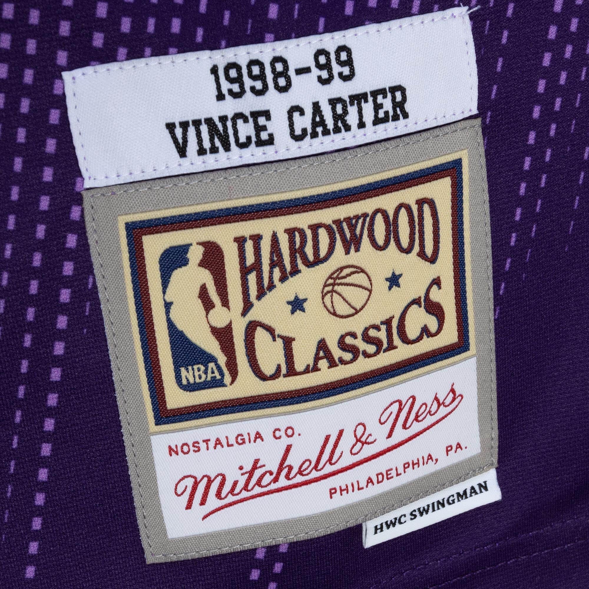 Monochrome Swingman Vince Carter Toronto Raptors 1998-99 Jersey - vstockx