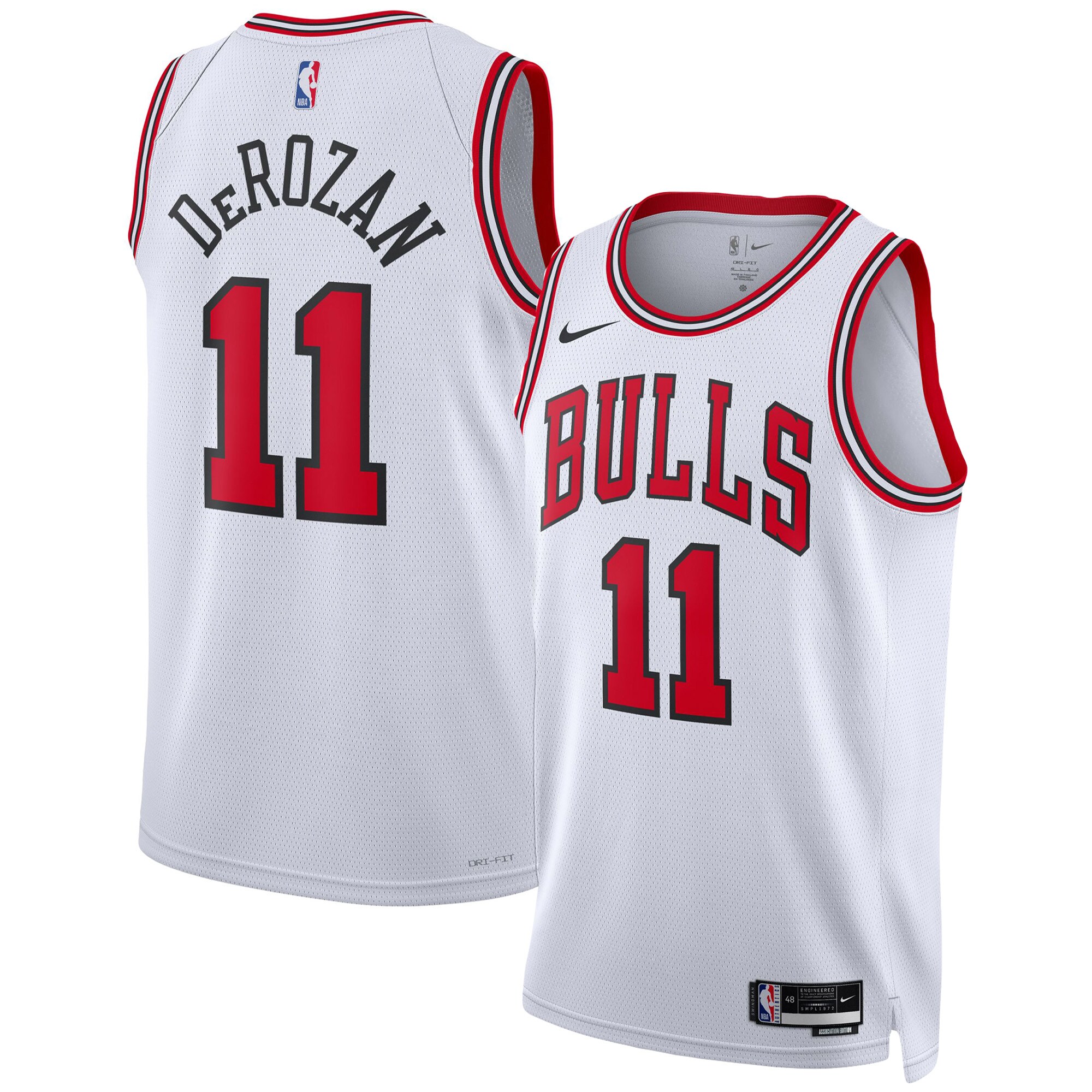 DeMar DeRozan Chicago Bulls Nike Unisex Swingman Jersey - Association Edition - White - vstockx