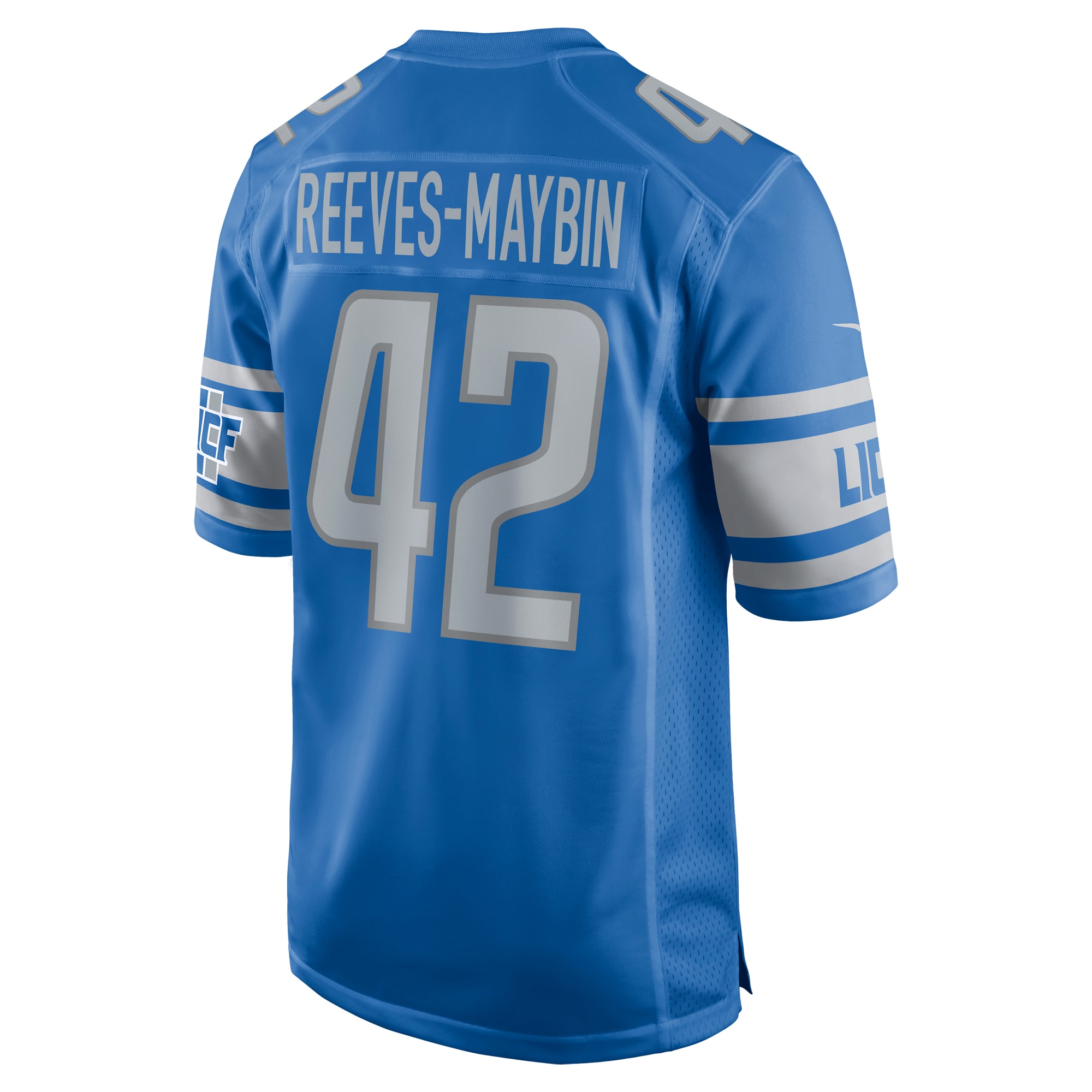 Jalen Reeves-Maybin Detroit Lions Nike Game Jersey - Blue - vstockx