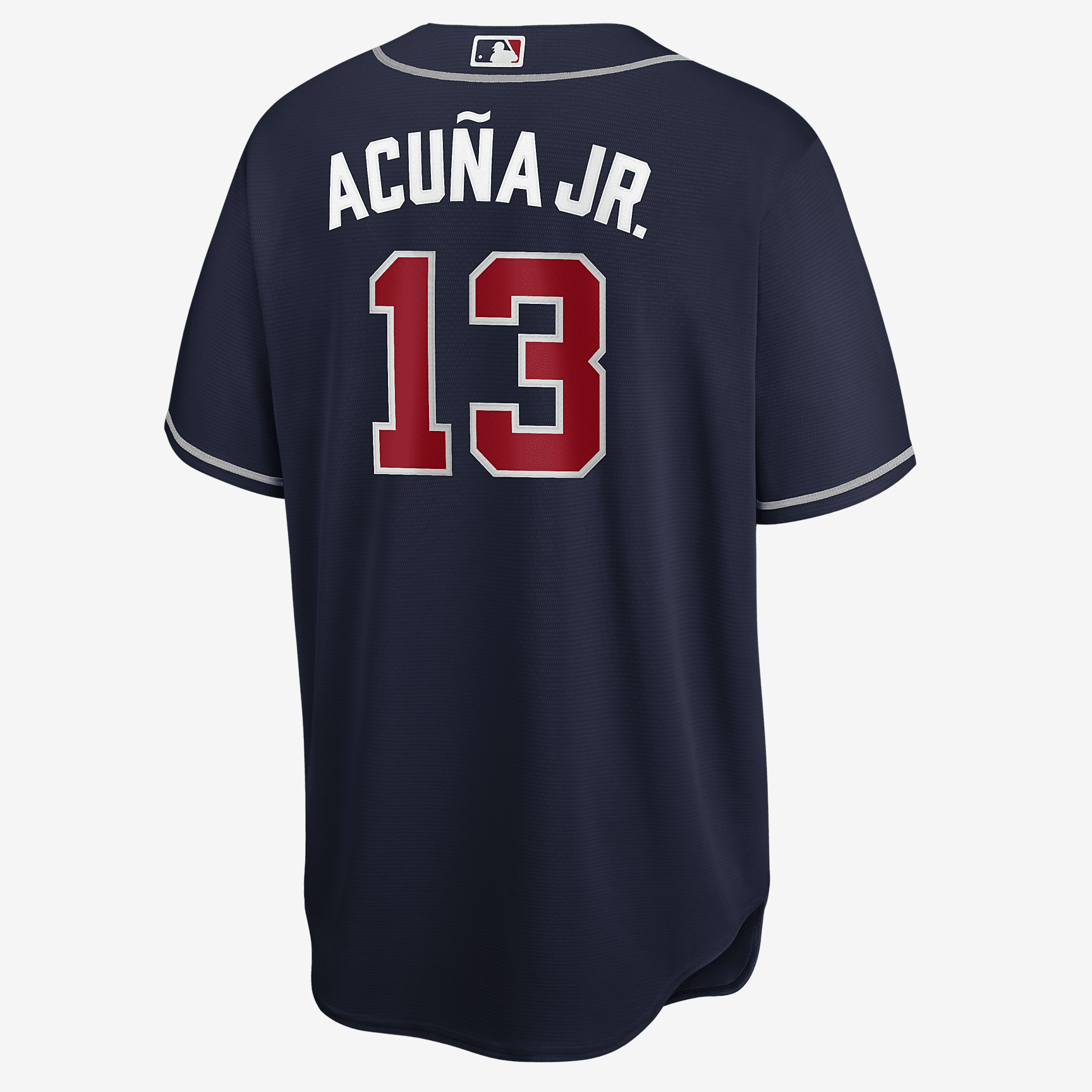 MLB Atlanta Braves (Ronald Acu?a Jr.) Men's Replica Baseball Jersey - Navy - vstockx