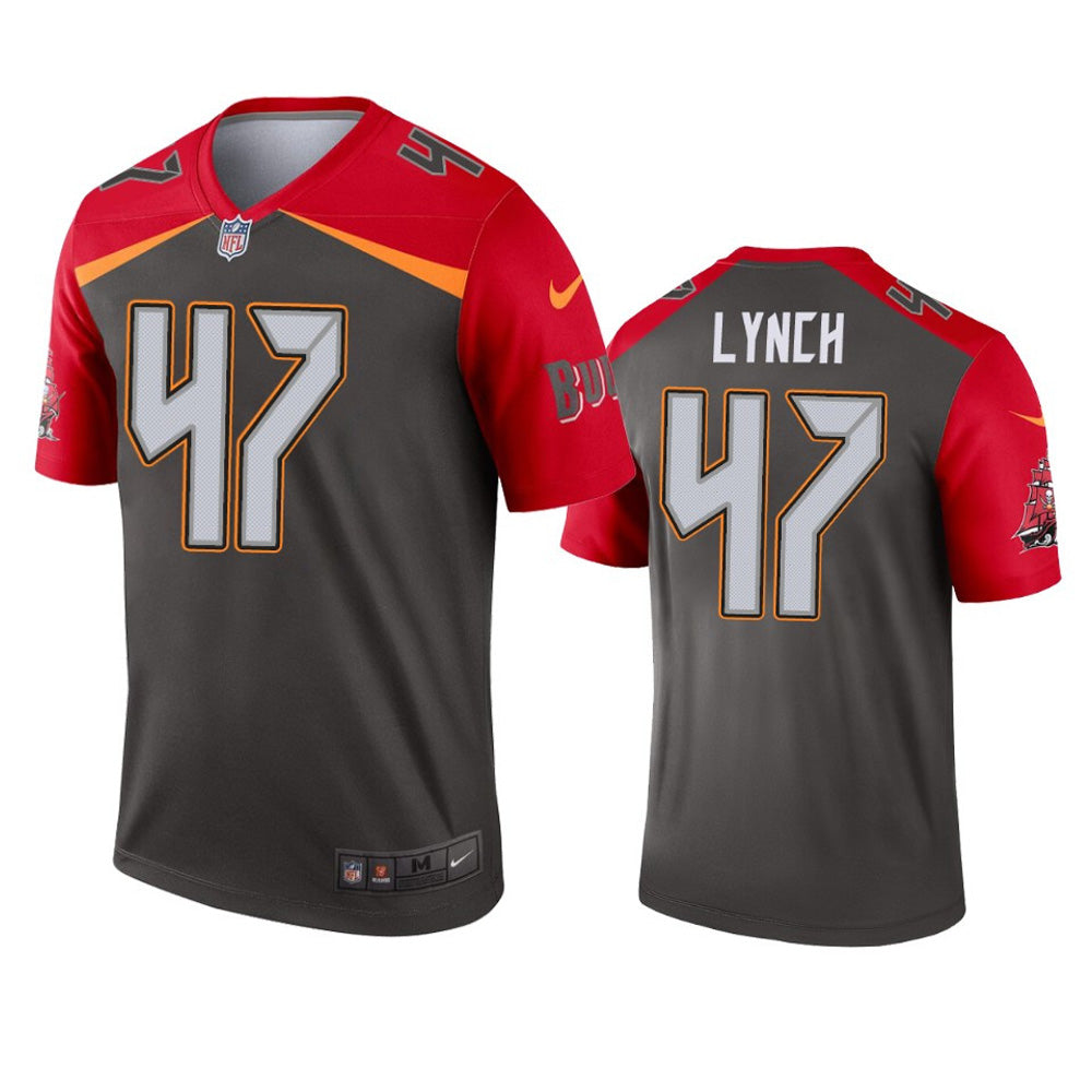 Youth Tampa Bay Buccaneers John Lynch Legend Jersey - Pewter - vstockx
