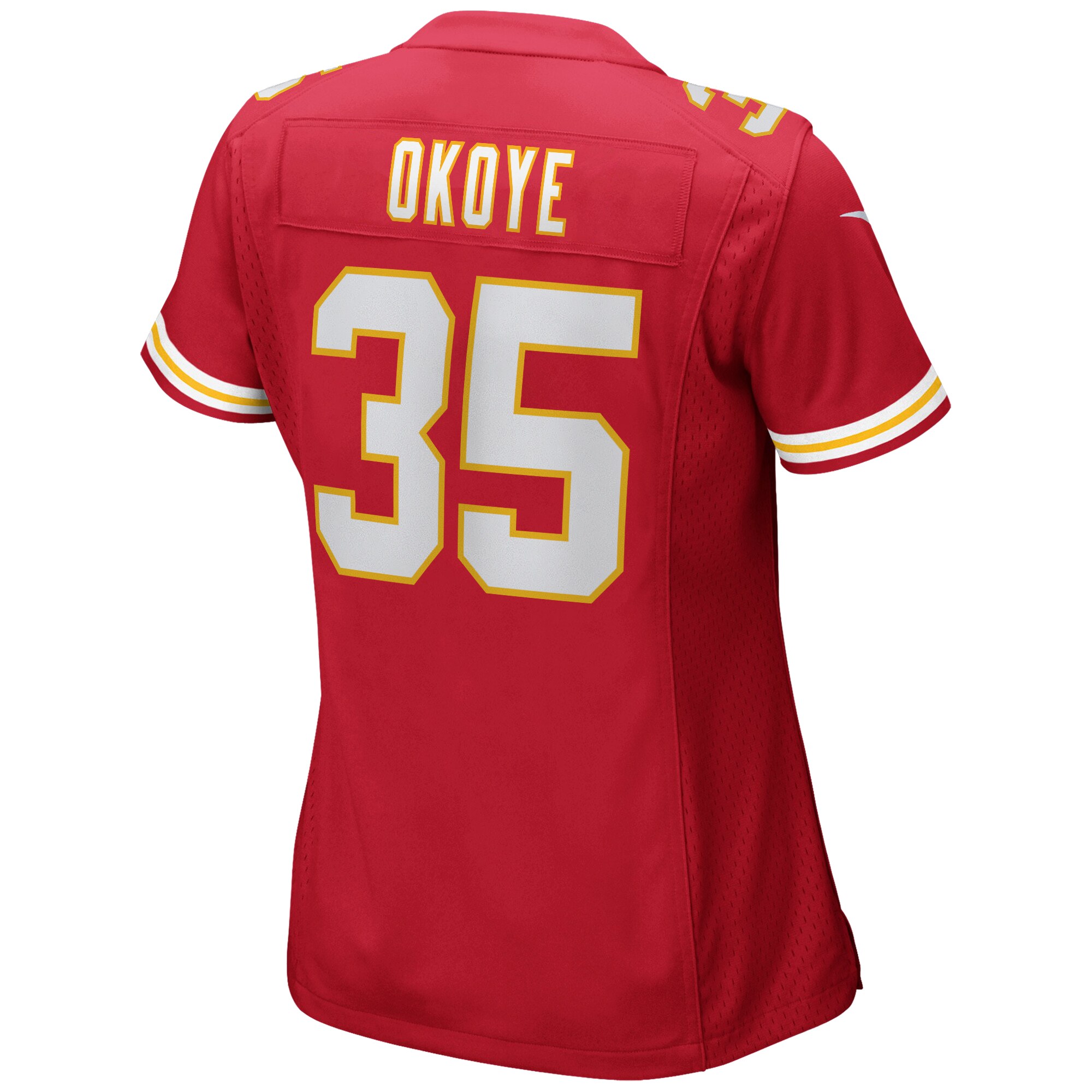 Christian Okoye Kansas City Chiefs Nike Women's Game Retired Player Jersey - Red - vstockx