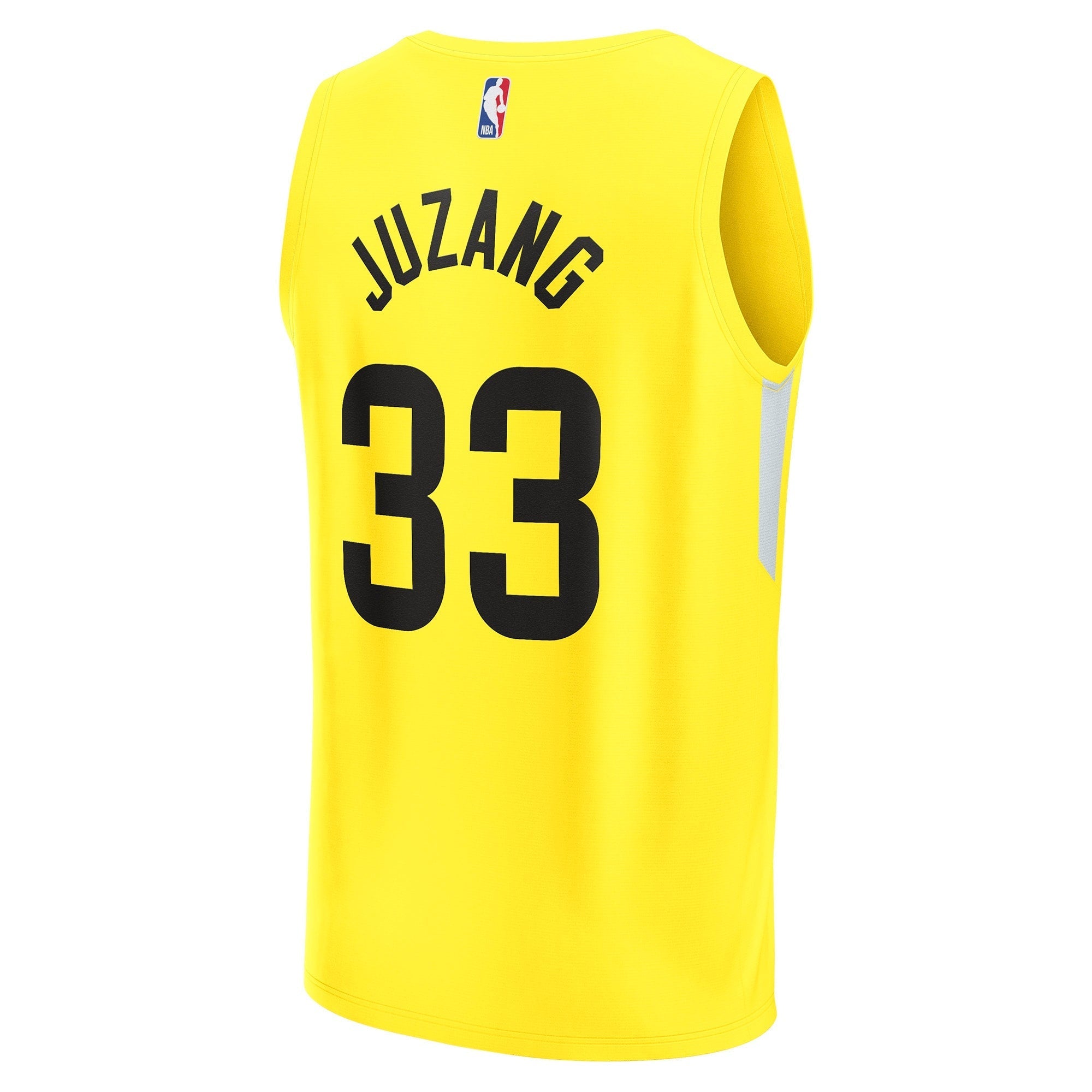 Men's Fanatics Branded Johnny Juzang Yellow Utah Jazz 2022/23 Fast Break Replica Player Jersey - Icon Edition - vstockx