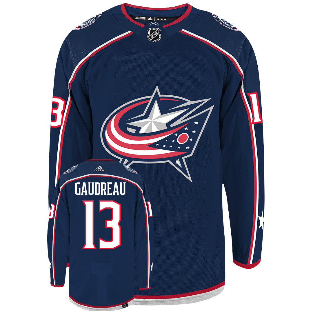 Johnny Gaudreau Columbus Blue Jackets Adidas Primegreen Authentic NHL Hockey Jersey - vstockx