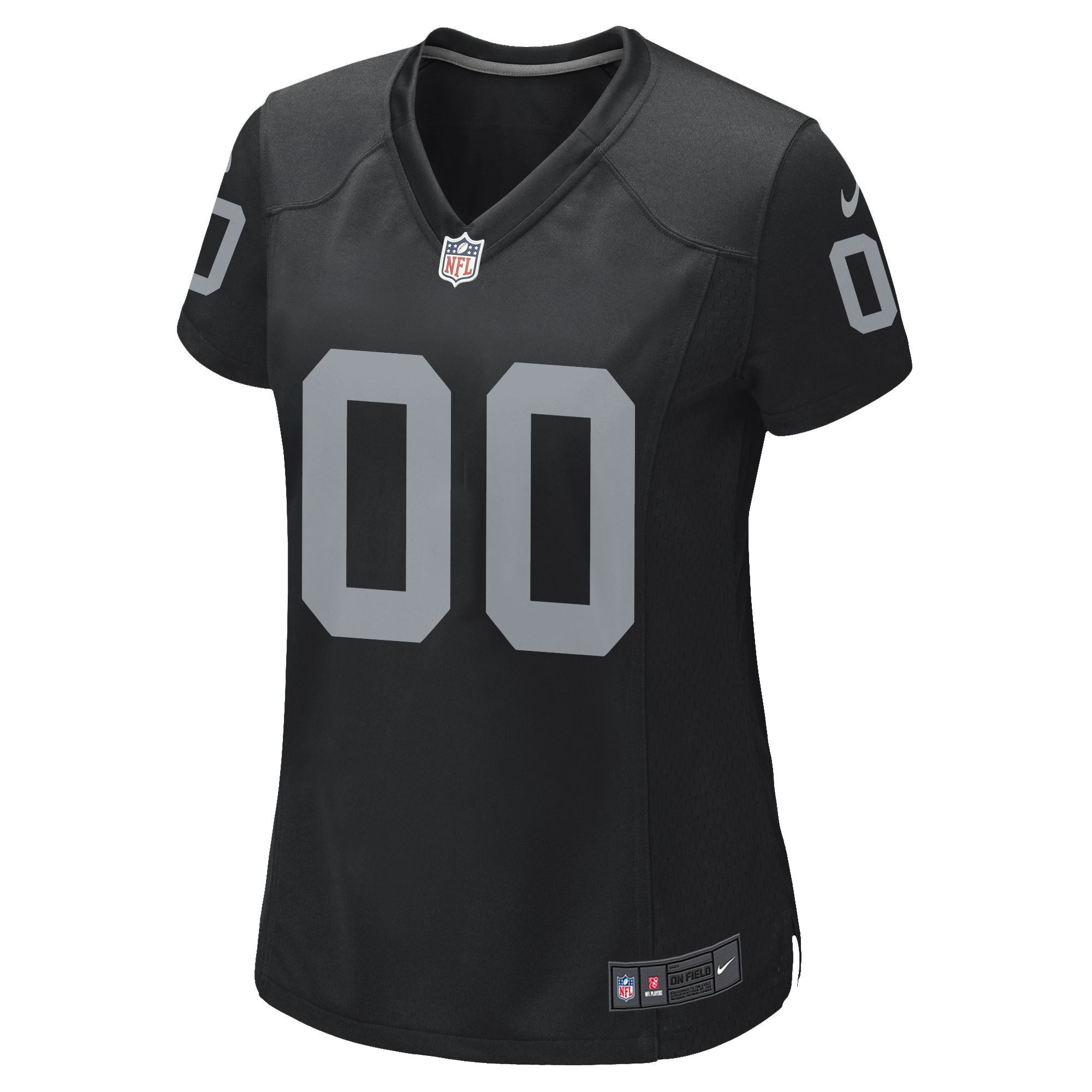 Las Vegas Raiders Nike Women's Custom Game Jersey - Black - vstockx