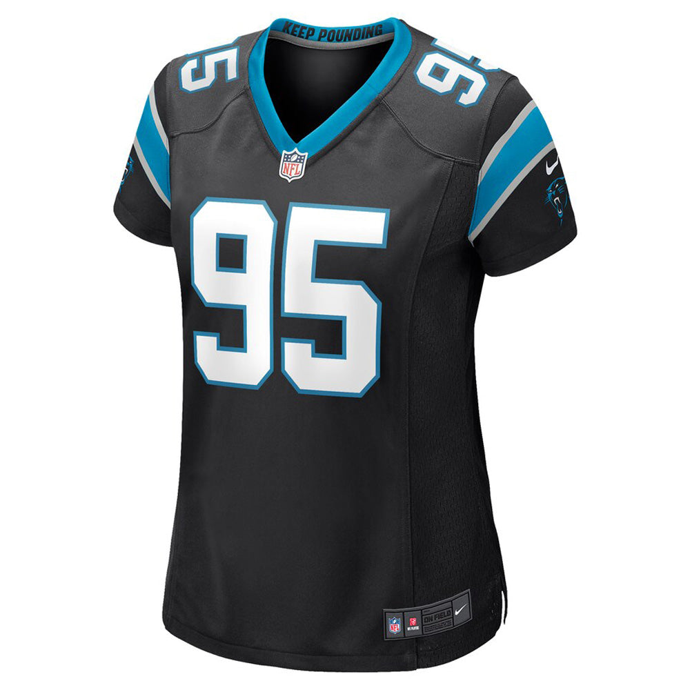 Women's Carolina Panthers Derrick Brown Game Jersey - Black - vstockx