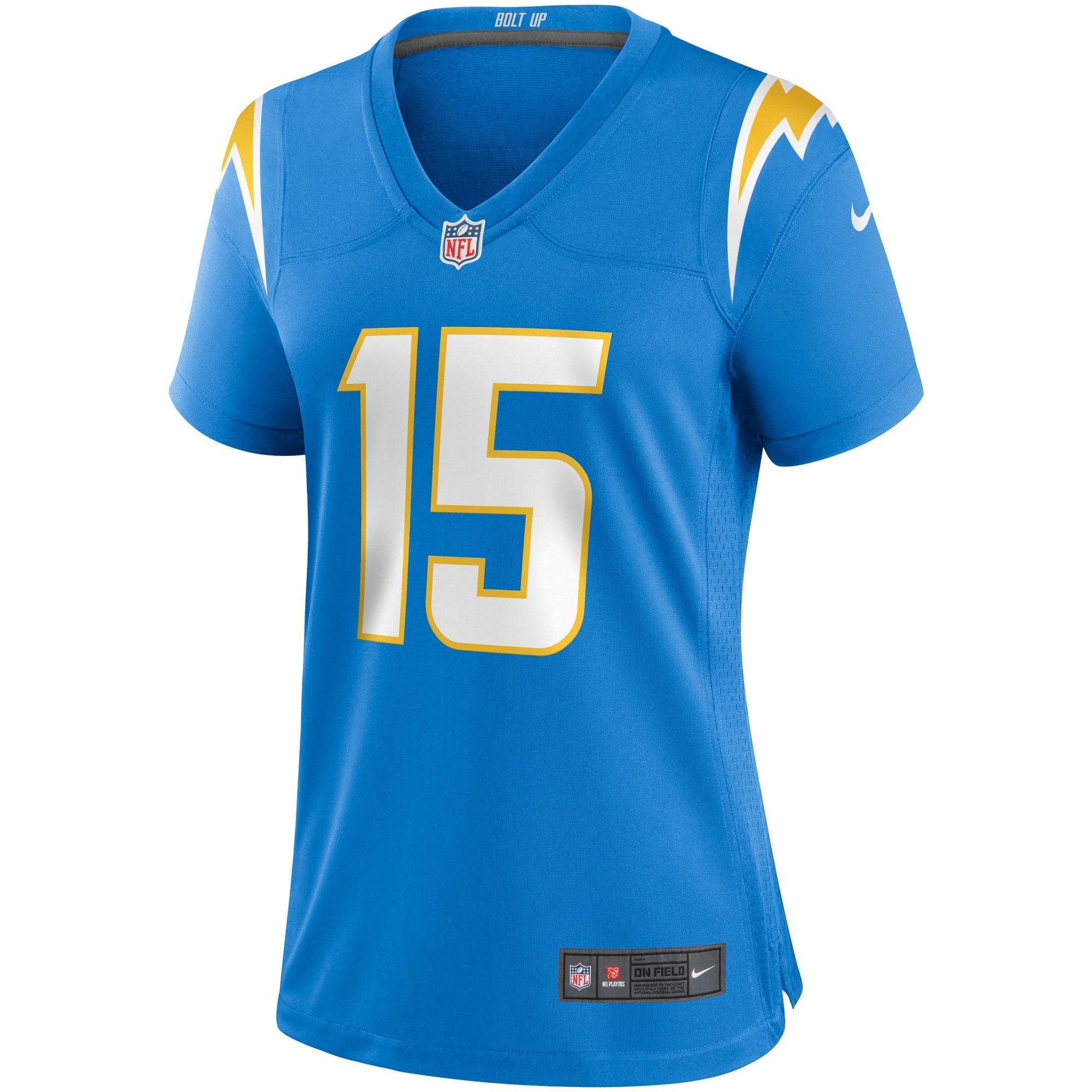 Women's Nike Jalen Guyton Powder Blue Los Angeles Chargers Game Player Jersey - vstockx