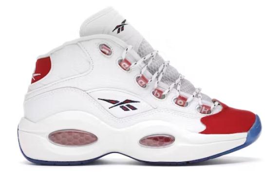 Reebok Question Mid Red Toe 25th Anniversary (GS) - vstockx