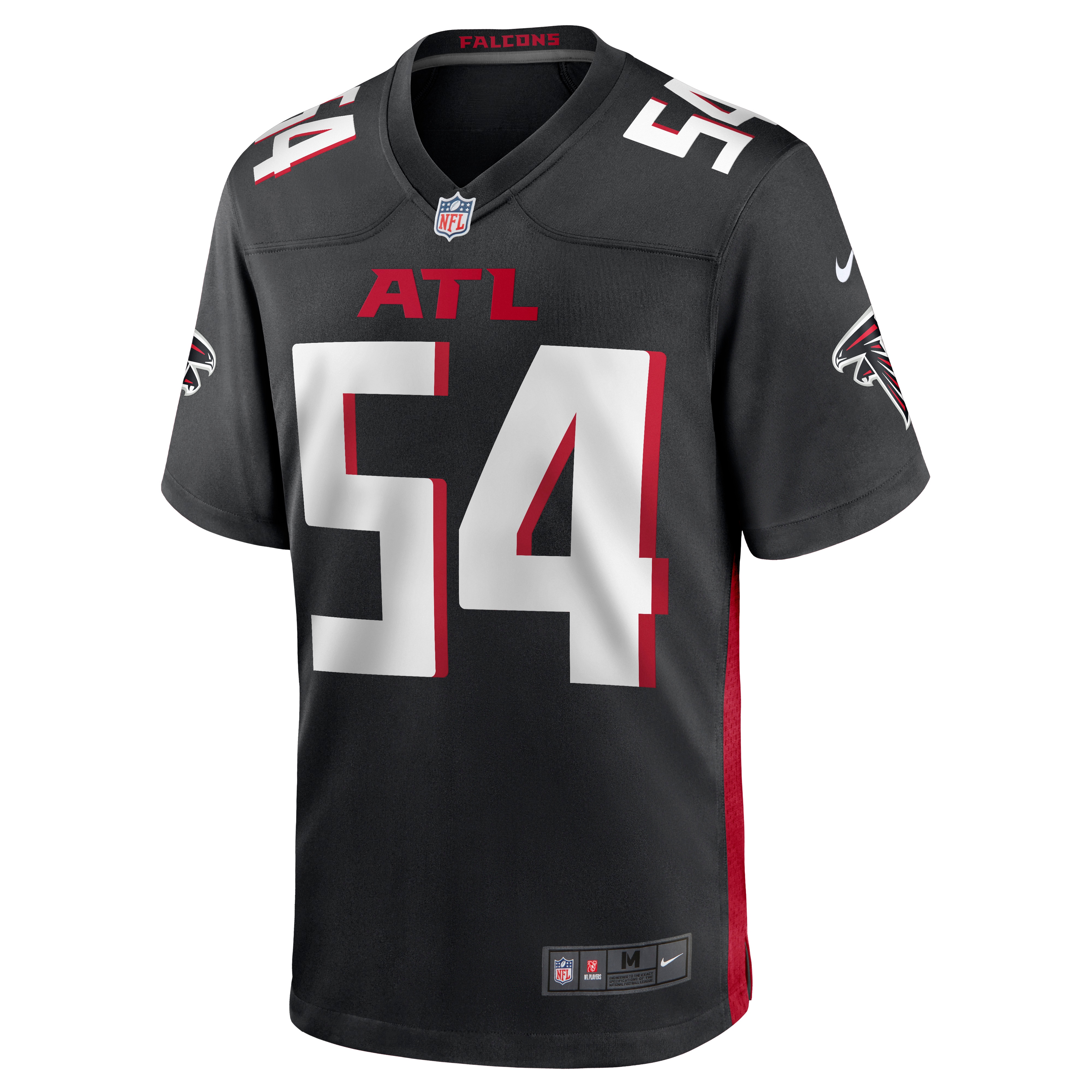 Foyesade Oluokun Atlanta Falcons Nike Game Jersey - Black - vstockx