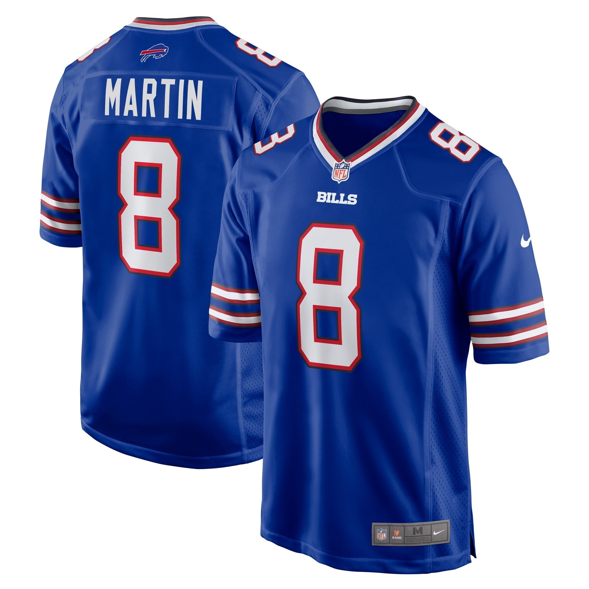Men's Nike Sam Martin Royal Buffalo Bills Game Player Jersey - vstockx