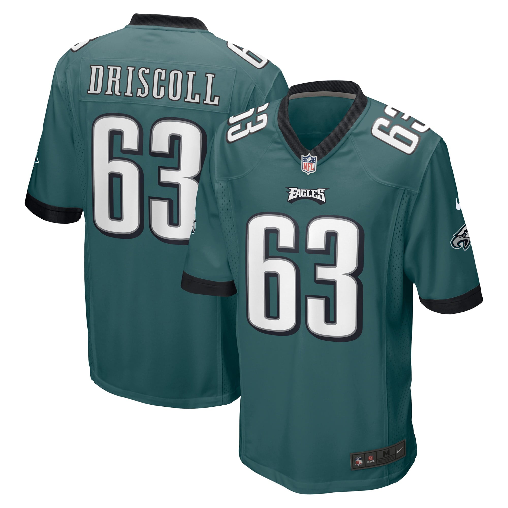 Men's Nike Jack Driscoll Midnight Green Philadelphia Eagles Game Jersey - vstockx