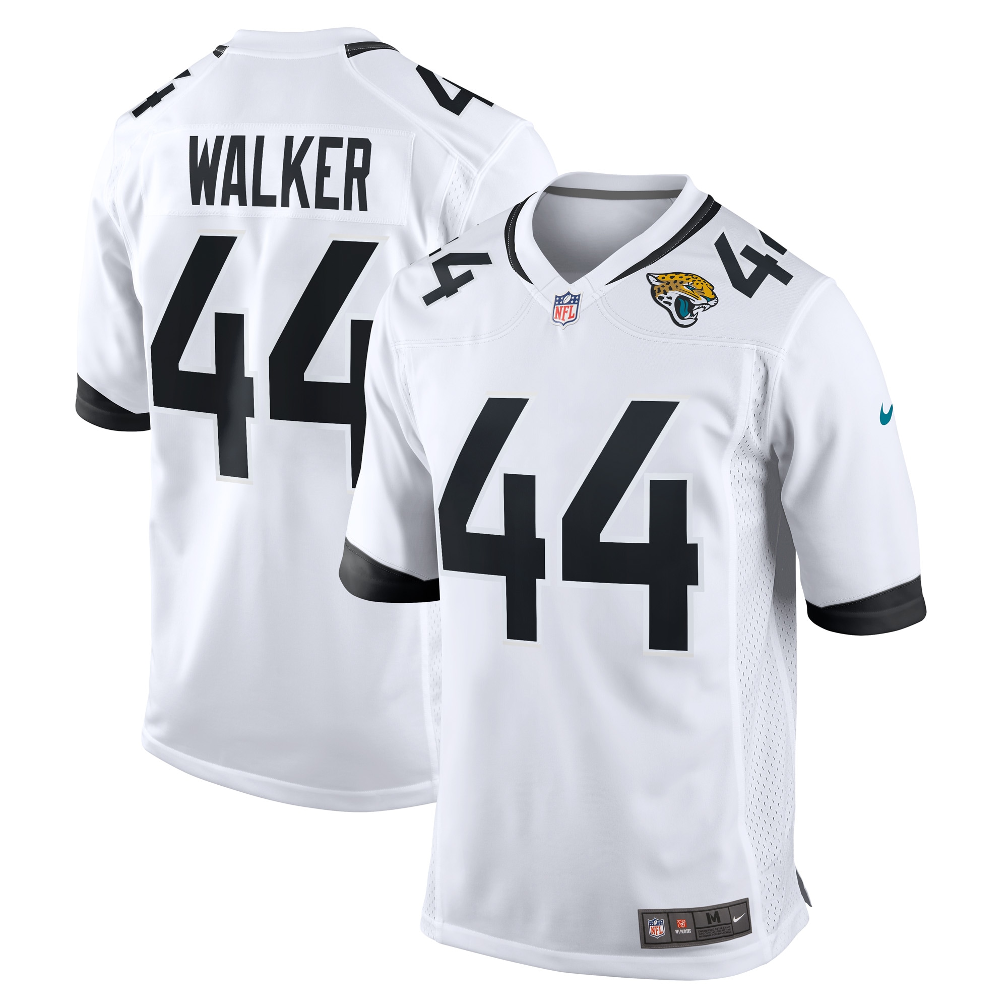 Travon Walker Jacksonville Jaguars Nike Player Game Jersey - White - vstockx