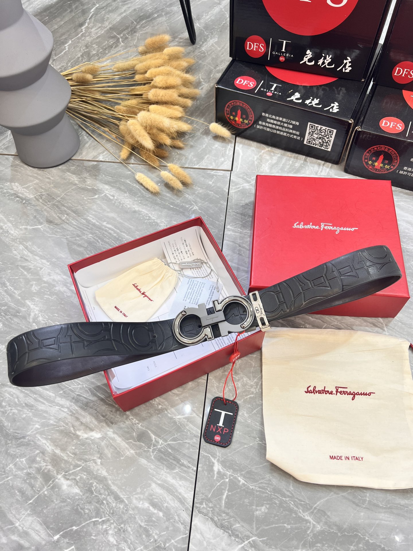 Streetwear Belt Ferragamo 319959 size:3.5cm - vstockx