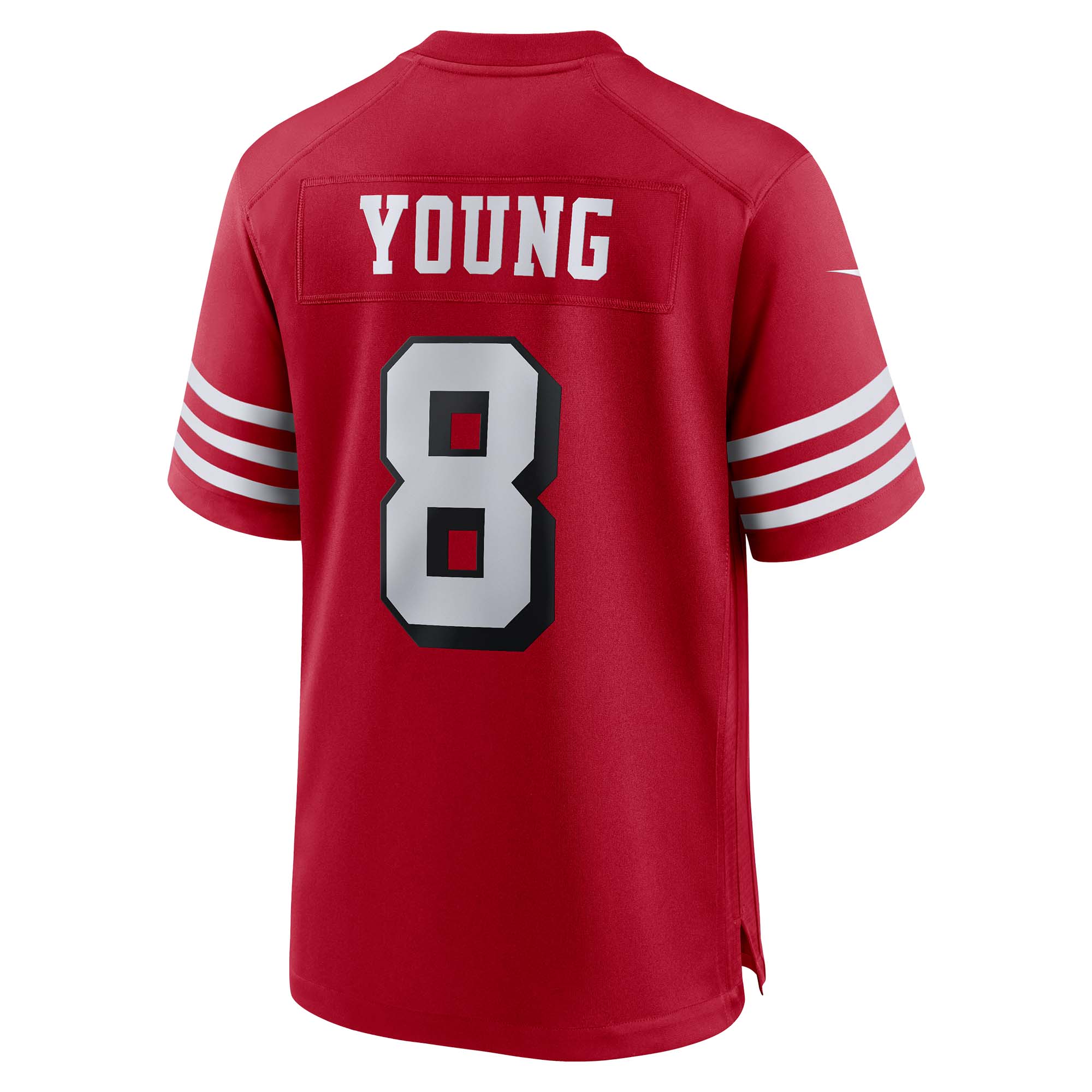 Steve Young San Francisco 49ers Nike Retired Alternate Game Jersey - Scarlet - vstockx
