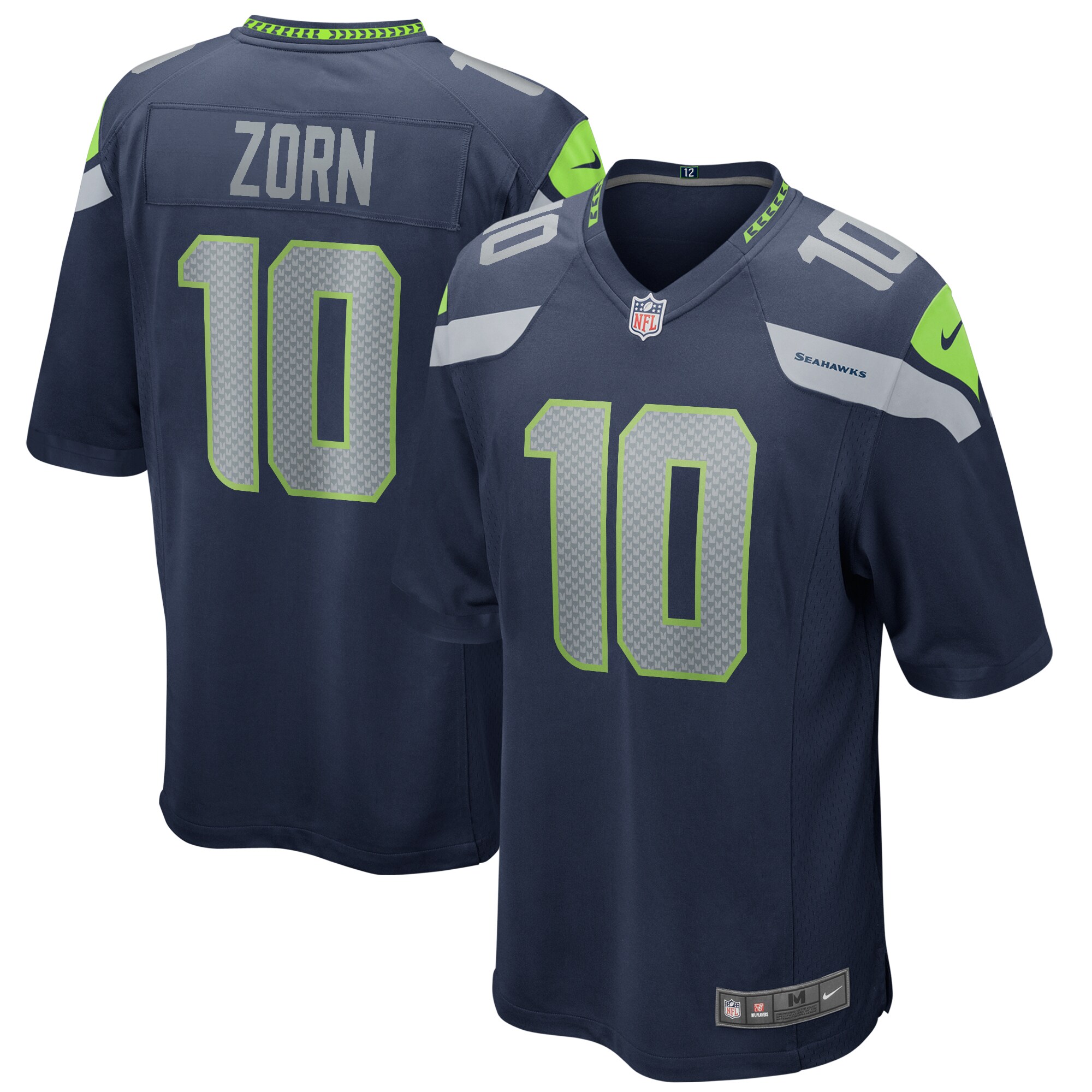 Jim Zorn Seattle Seahawks Nike Game Retired Player Jersey - College Navy - vstockx