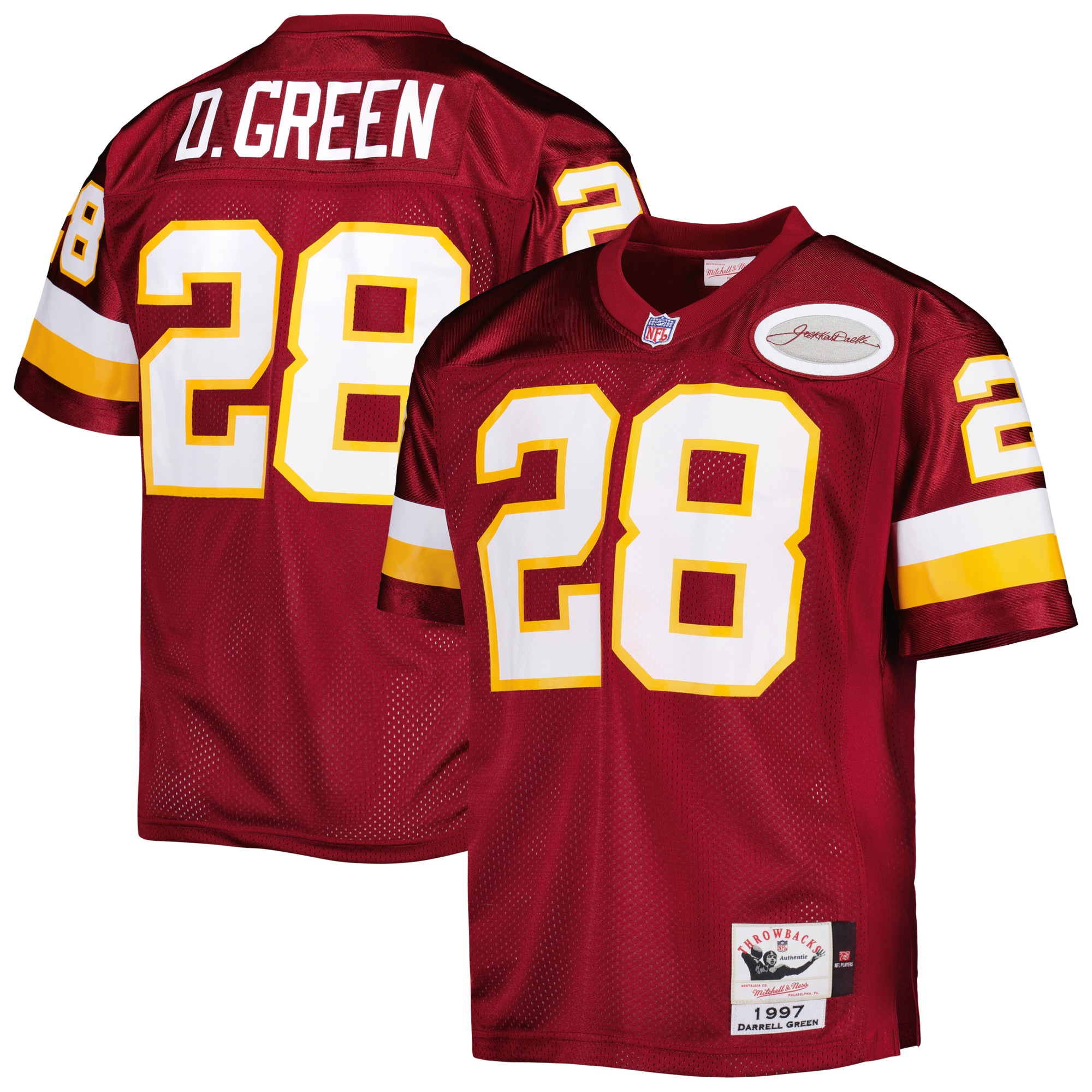 Darrell Green Washington Commanders Mitchell & Ness 1994 Authentic Retired Player Jersey - Burgundy - vstockx