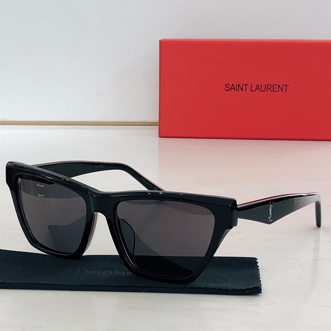 Sunglasses Saint Laurent SLM103F 57-16-145 - vstockx