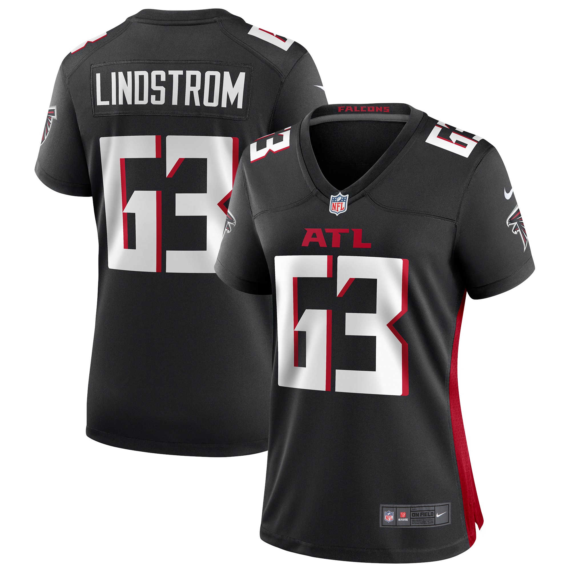 Chris Lindstrom Atlanta Falcons Nike Women's Game Jersey - Black - vstockx