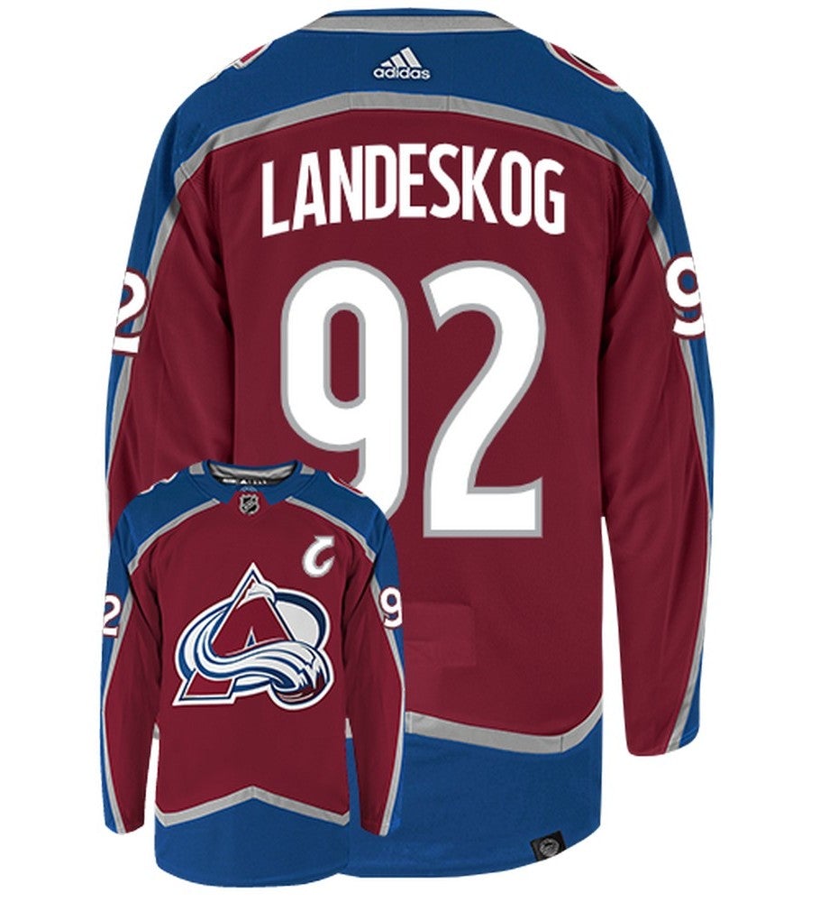 Gabriel Landeskog Colorado Avalanche Adidas Primegreen Authentic NHL Hockey Jersey - vstockx
