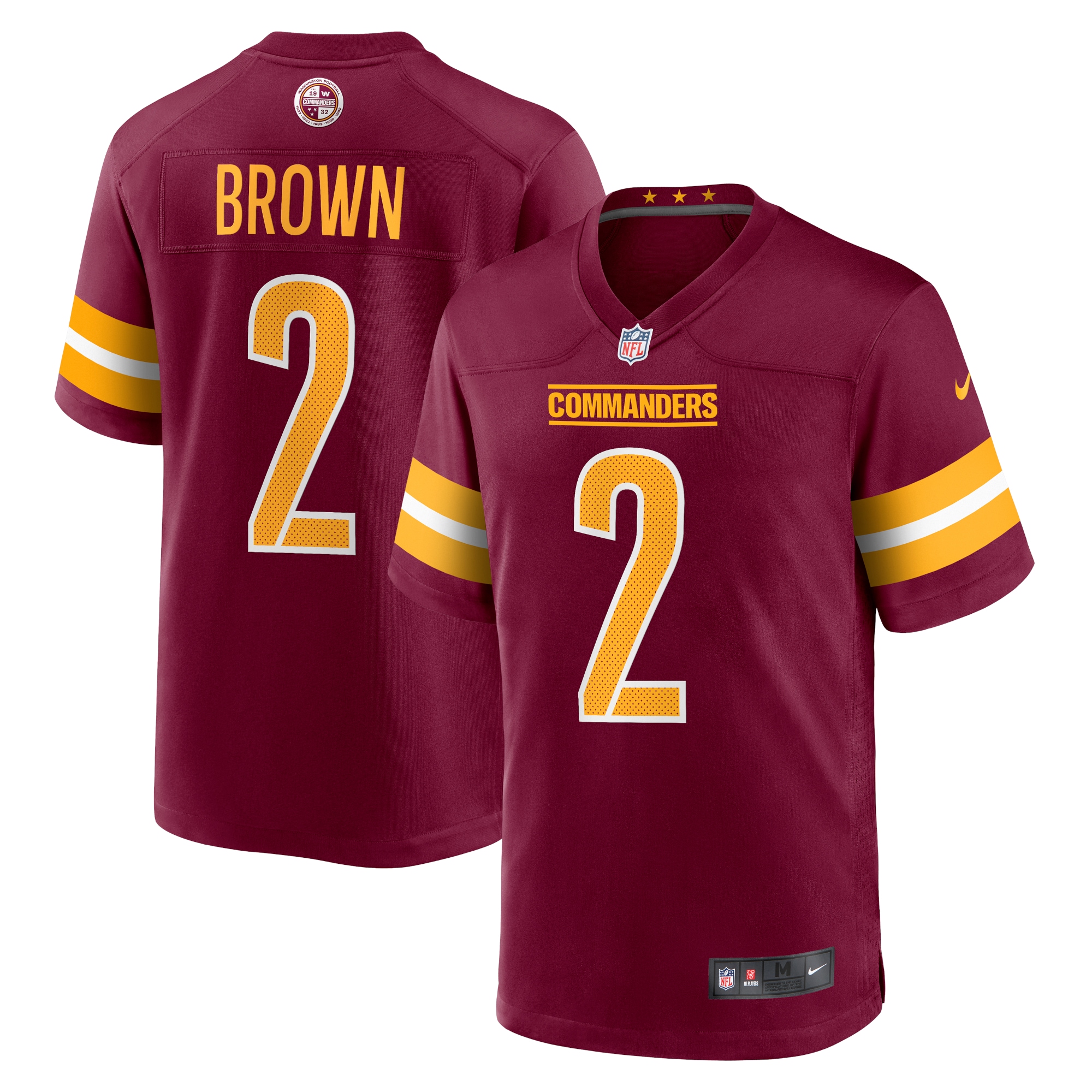 Dyami Brown Washington Commanders Nike Game Jersey - Burgundy - vstockx