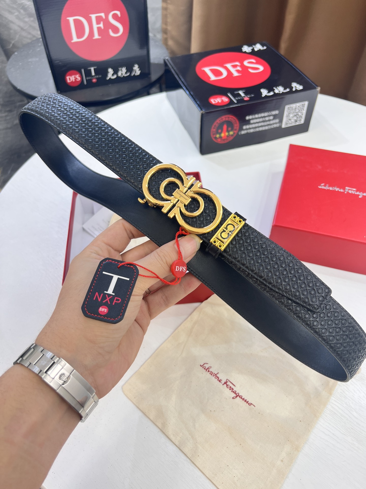 Streetwear Belt Ferragamo 320362 size:3.5cm - vstockx