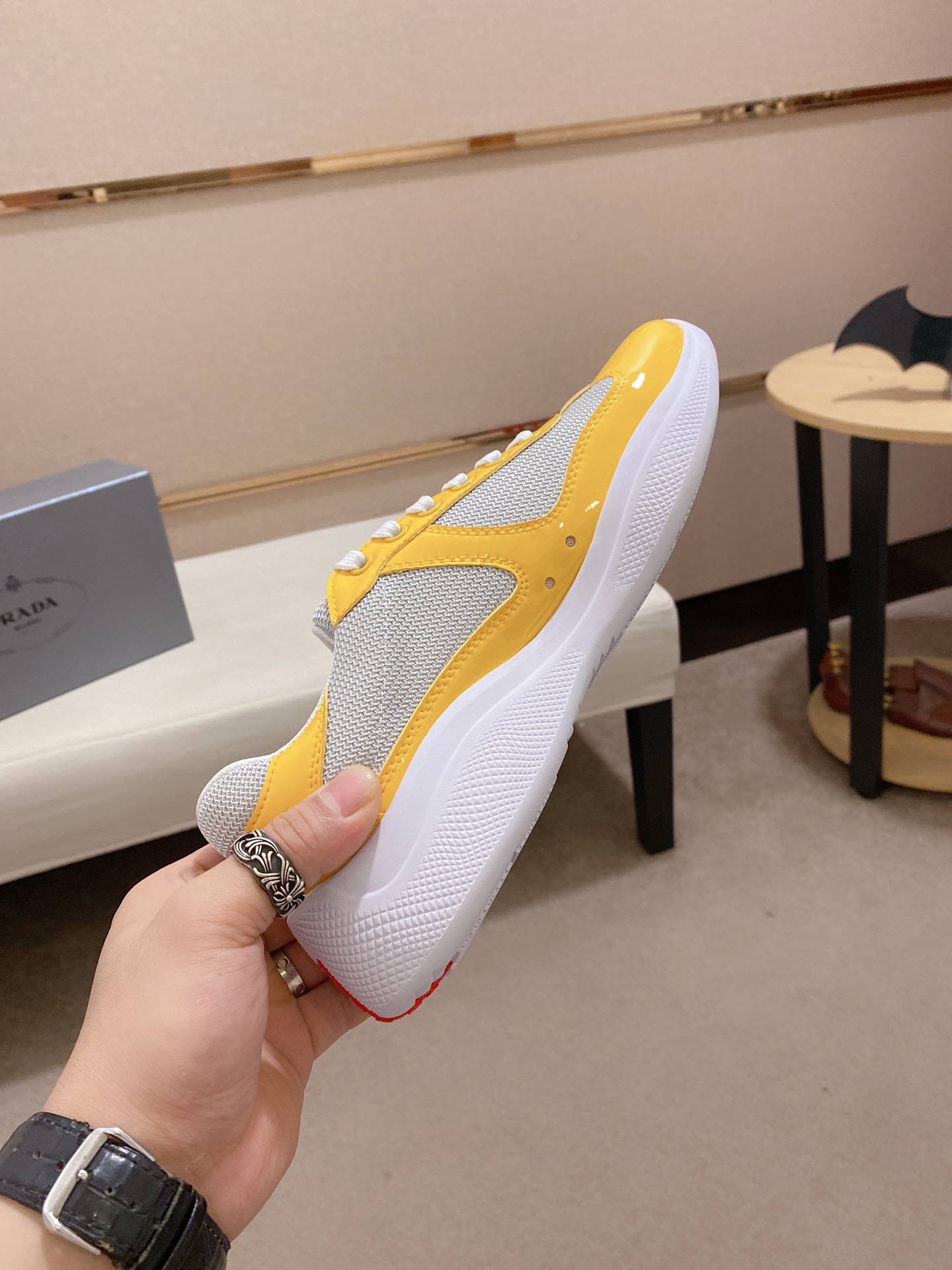 Prada America's Cup sneaker 12 - vstockx