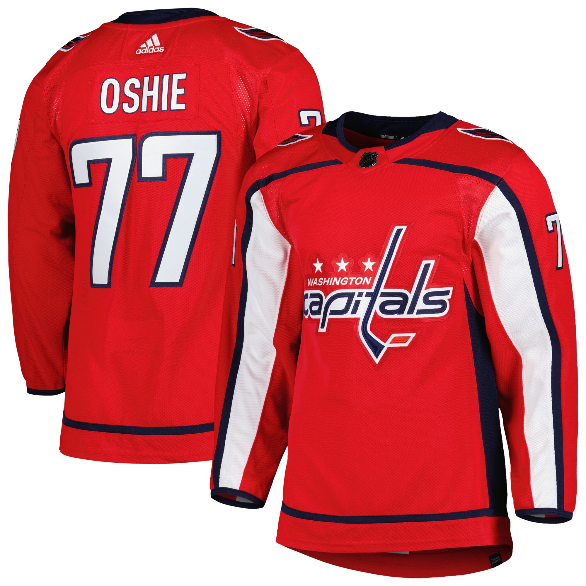 TJ Oshie Washington Capitals adidas Primegreen Authentic Pro Player Jersey - Red - vstockx