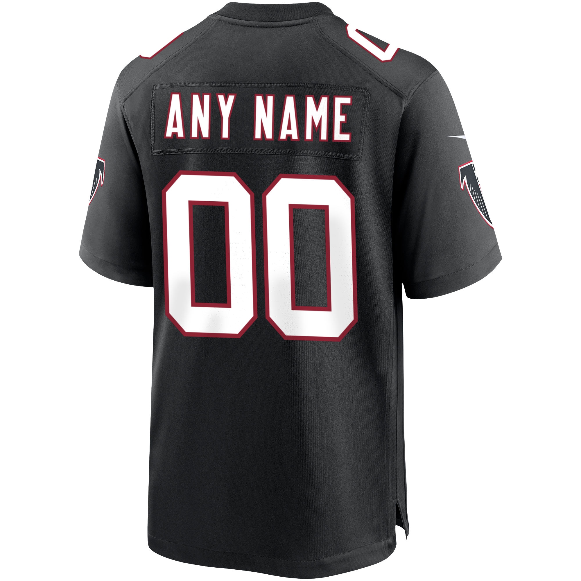 Atlanta Falcons Nike Throwback Custom Game Jersey - Black - vstockx