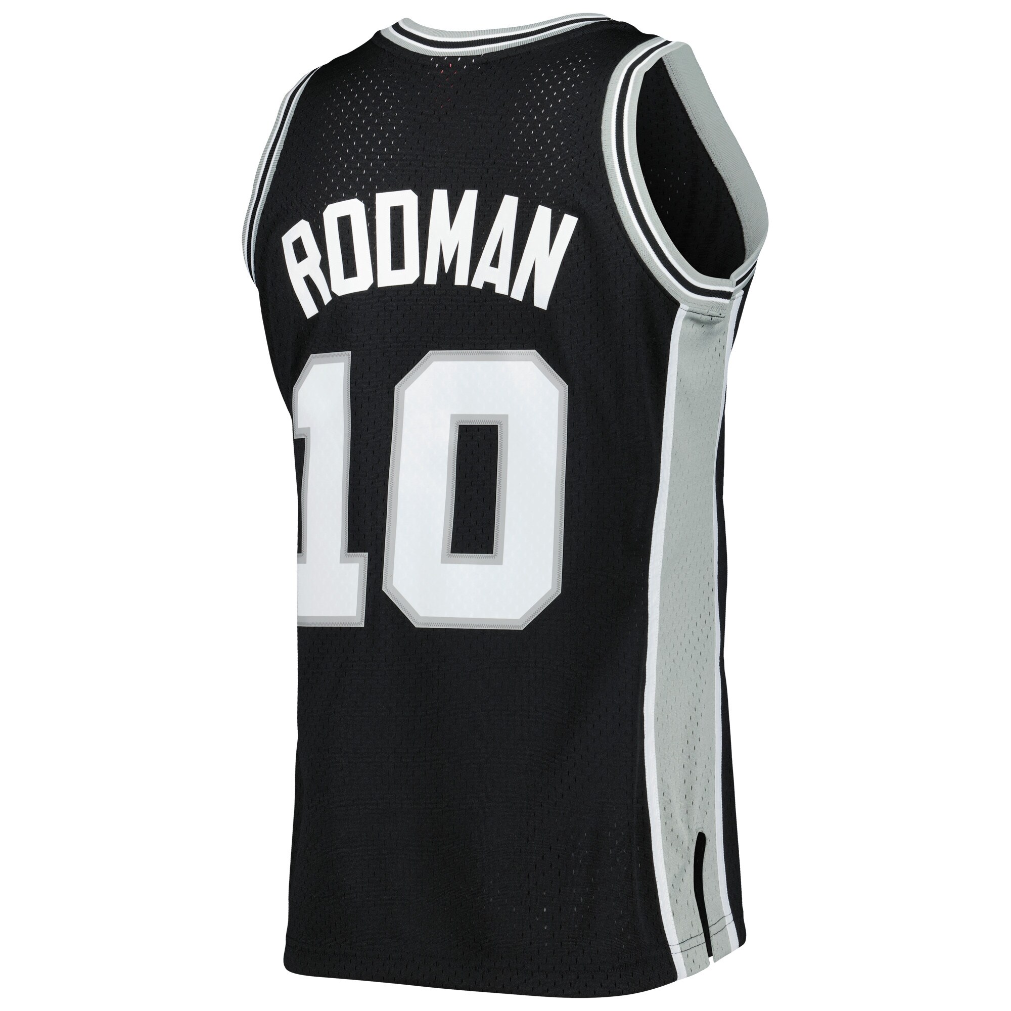 Dennis Rodman San Antonio Spurs Mitchell & Ness 2001/02 Hardwood Classics Swingman Jersey - Black - vstockx