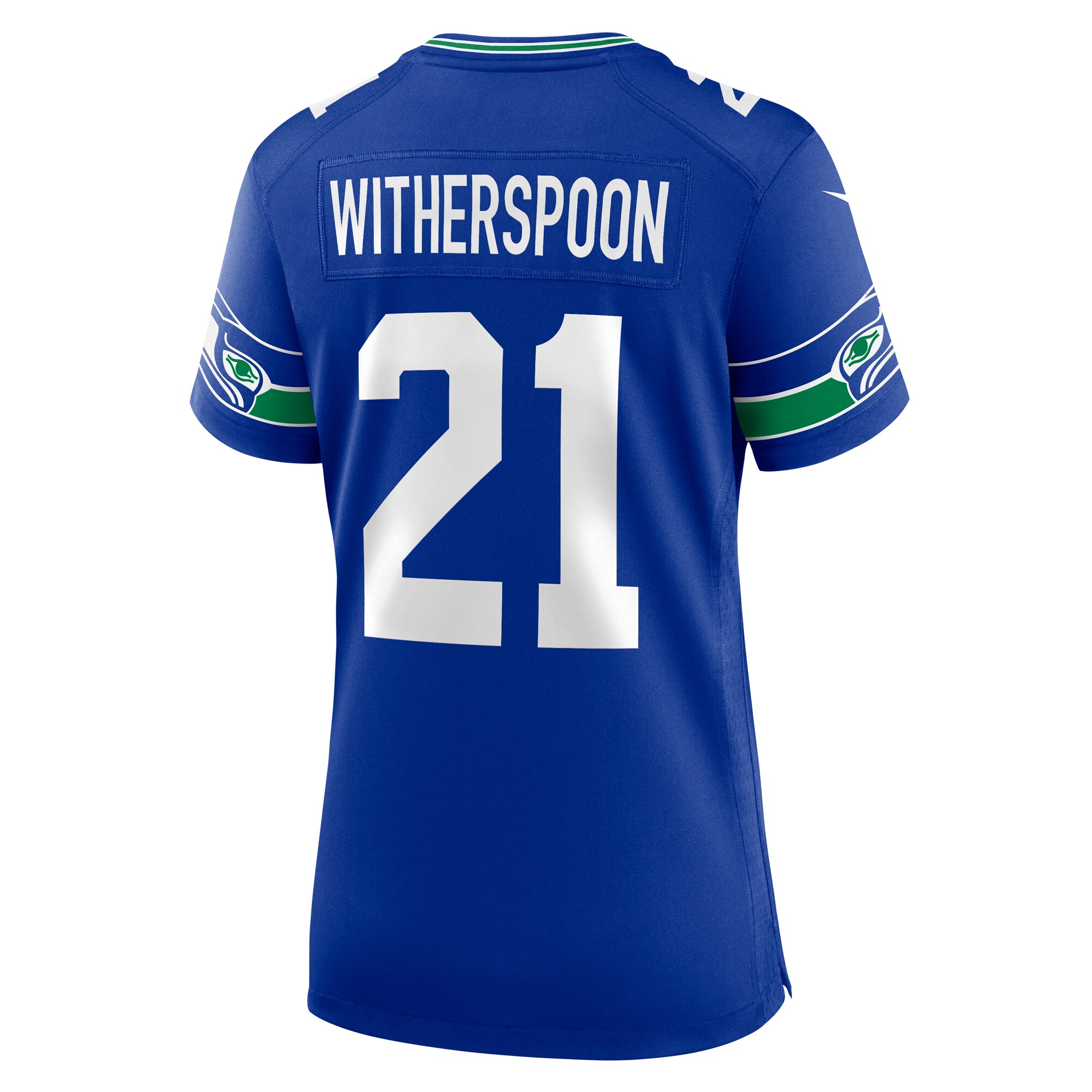 Devon Witherspoon Seattle Seahawks Nike Women's Throwback Player Game Jersey - Royal - vstockx