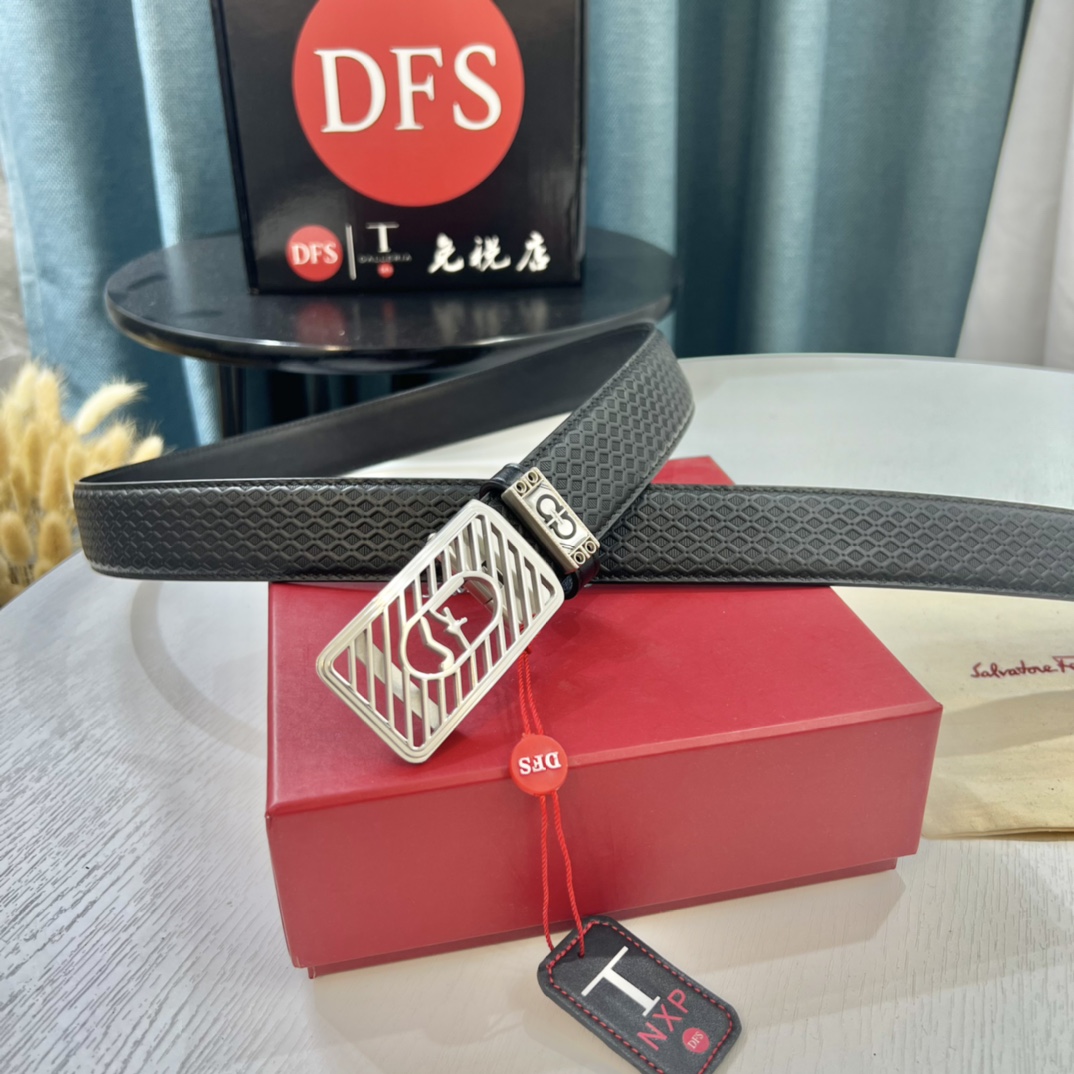 Streetwear Belt Ferragamo 319568 size:3.5cm - vstockx