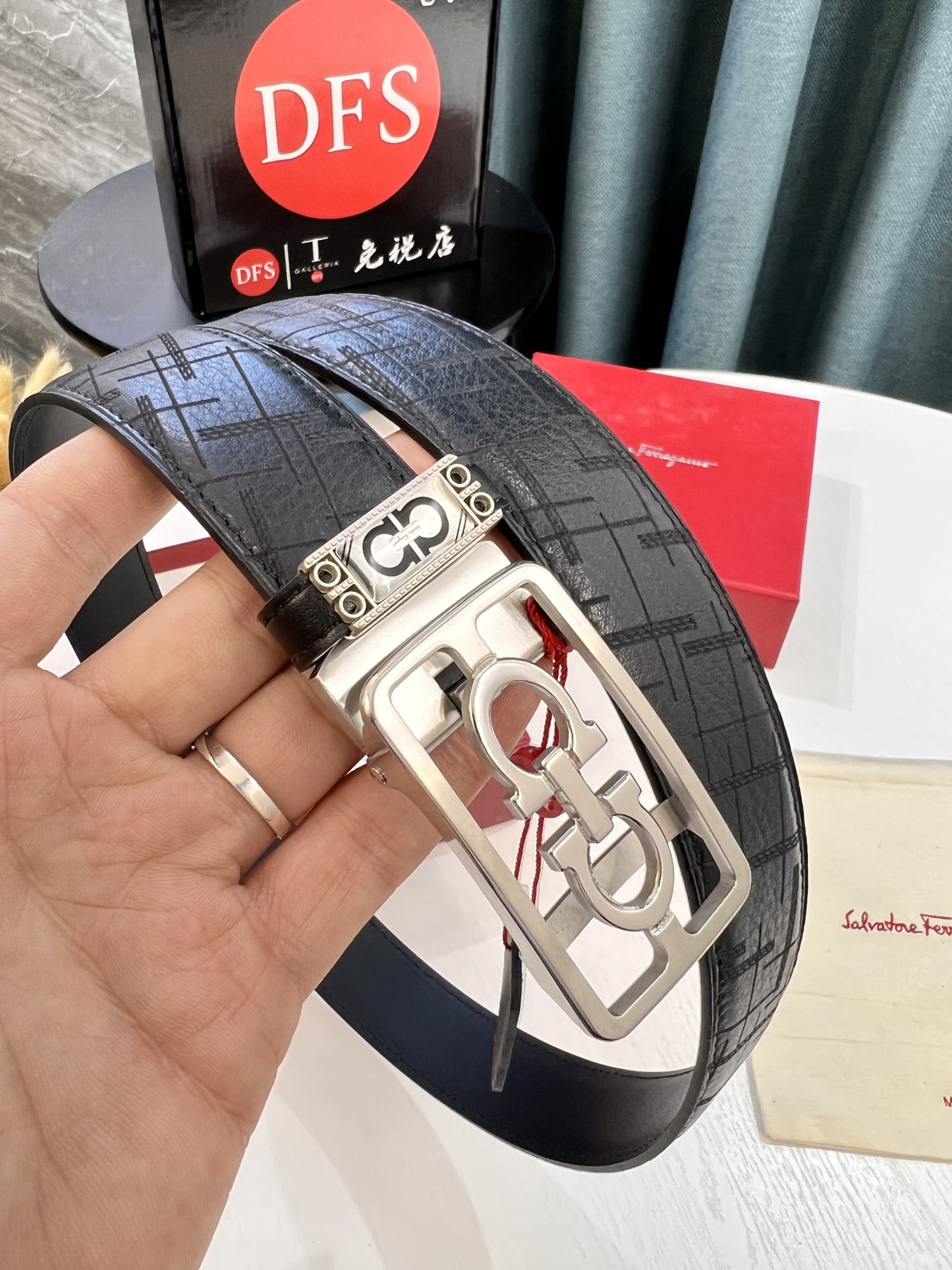 Streetwear Belt Ferragamo 319672 size:3.5cm - vstockx