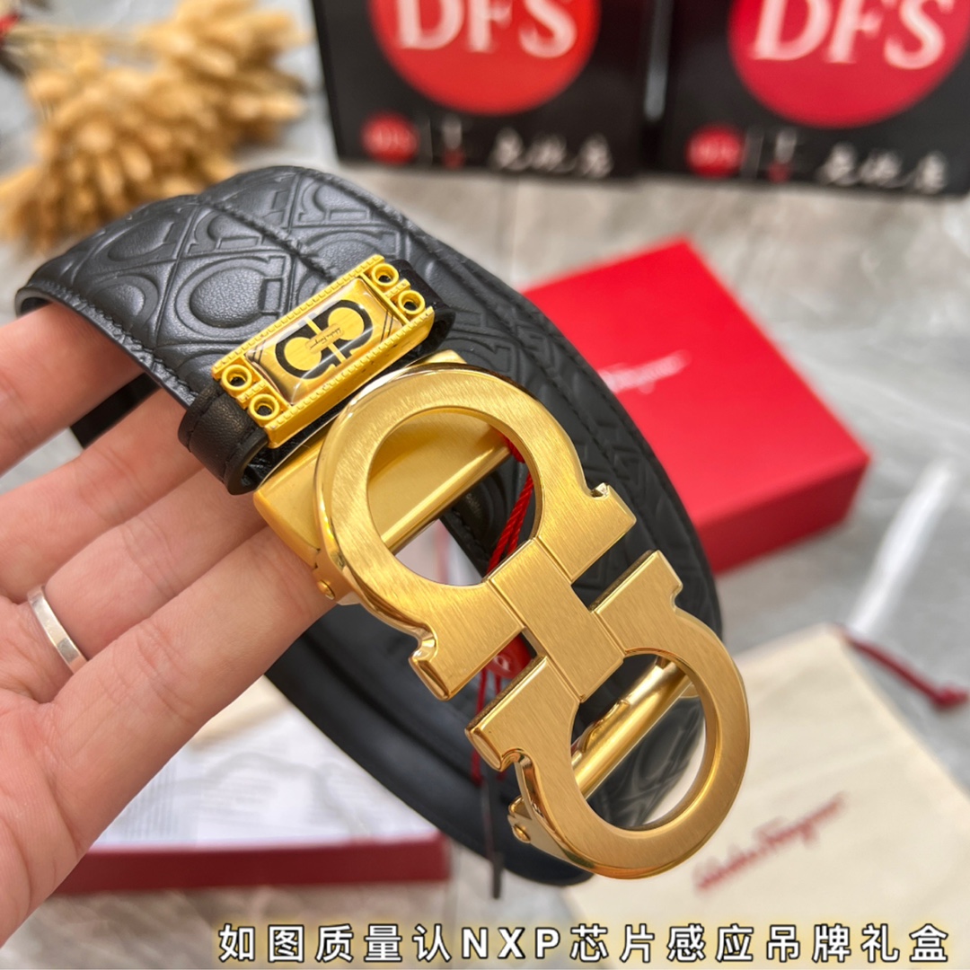 Streetwear Belt Ferragamo 319893 size:3.5cm - vstockx