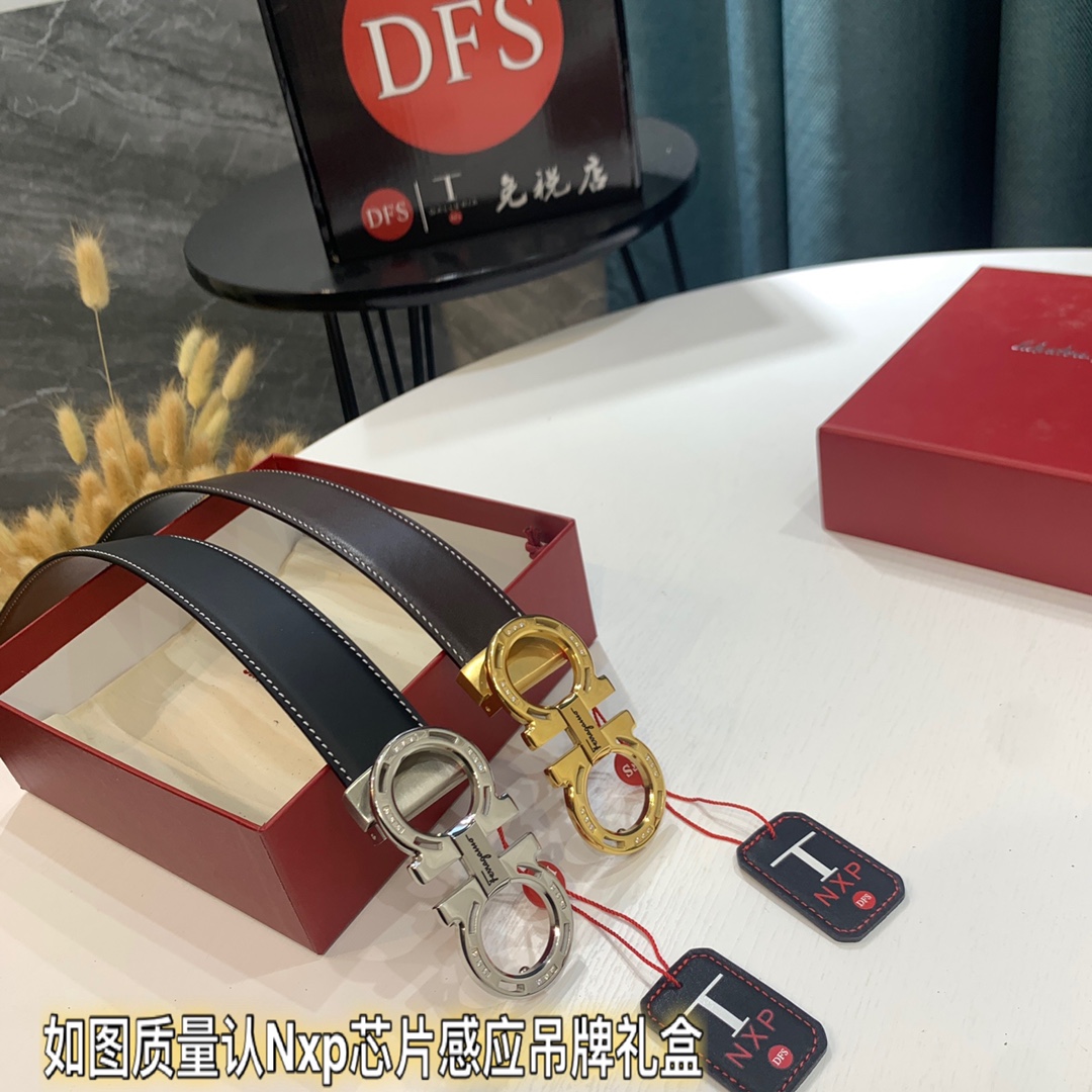 Streetwear Belt Ferragamo 319436 size:3.5cm - vstockx