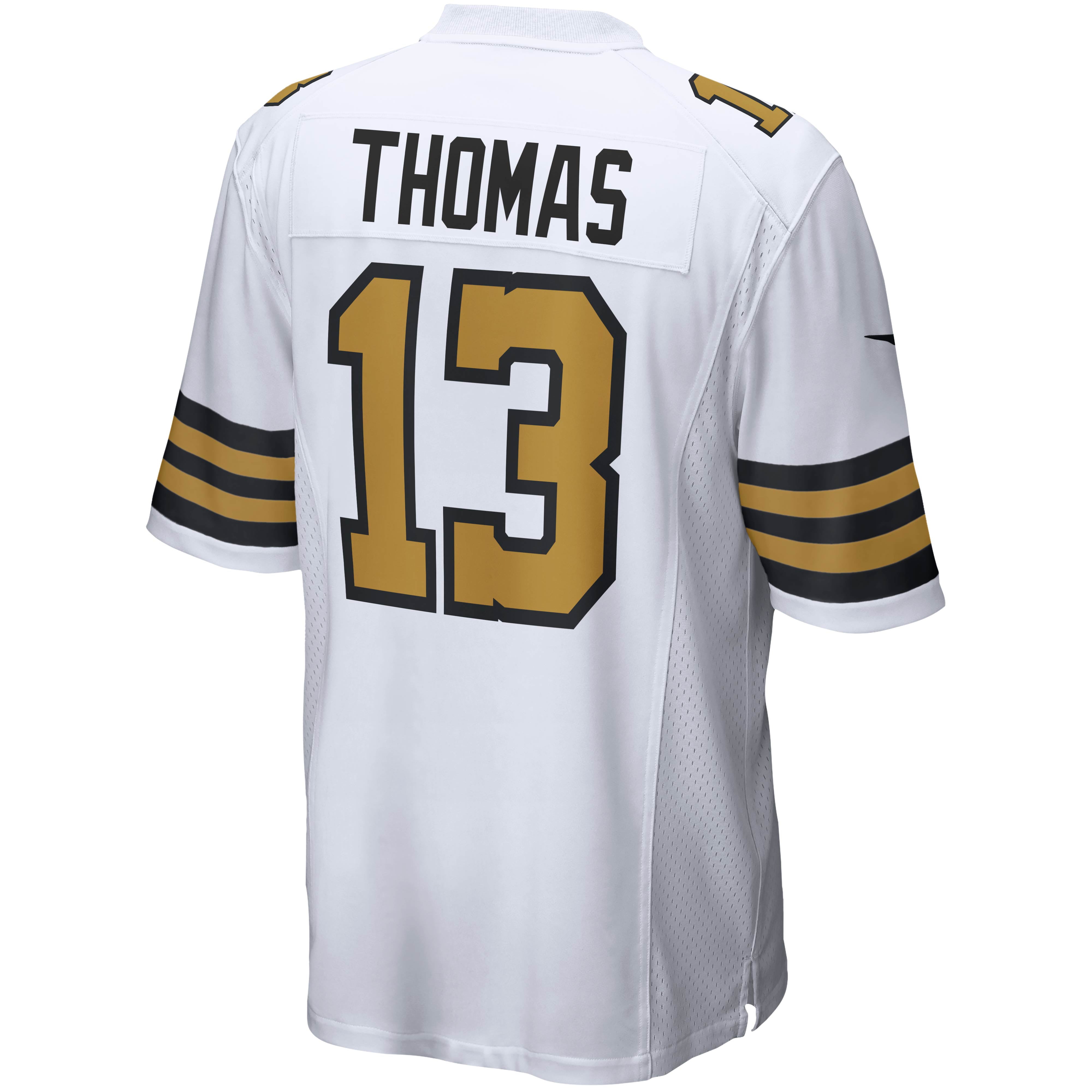 Men's Nike Michael Thomas White New Orleans Saints Alternate Game Jersey - vstockx
