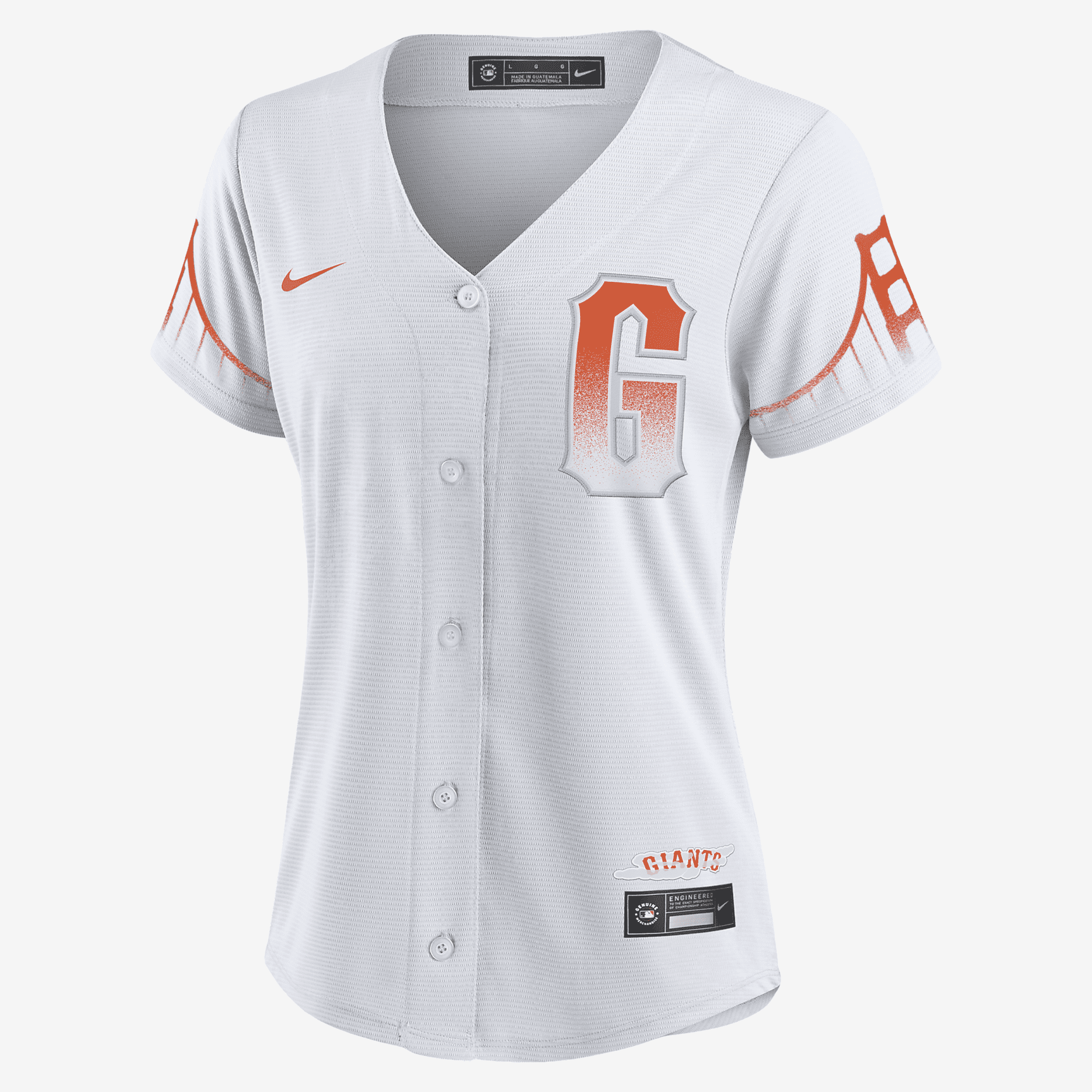 MLB San Francisco Giants City Connect Women's Replica Baseball Jersey - White - vstockx