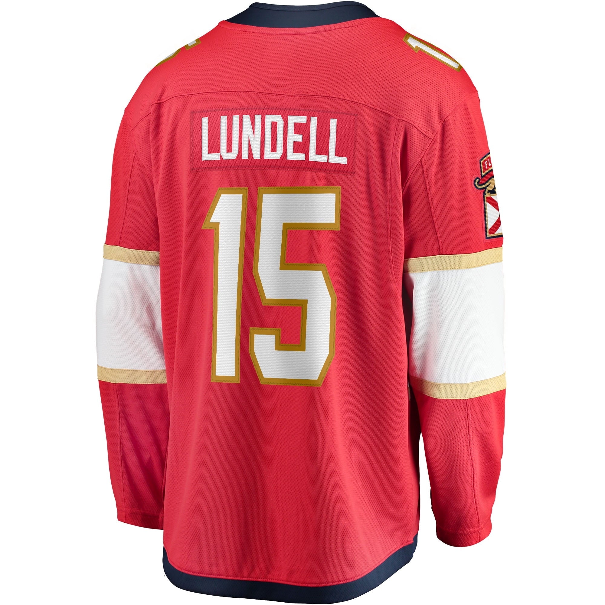 Men's Fanatics Branded Anton Lundell Red Florida Panthers Home Breakaway Player Jersey - vstockx