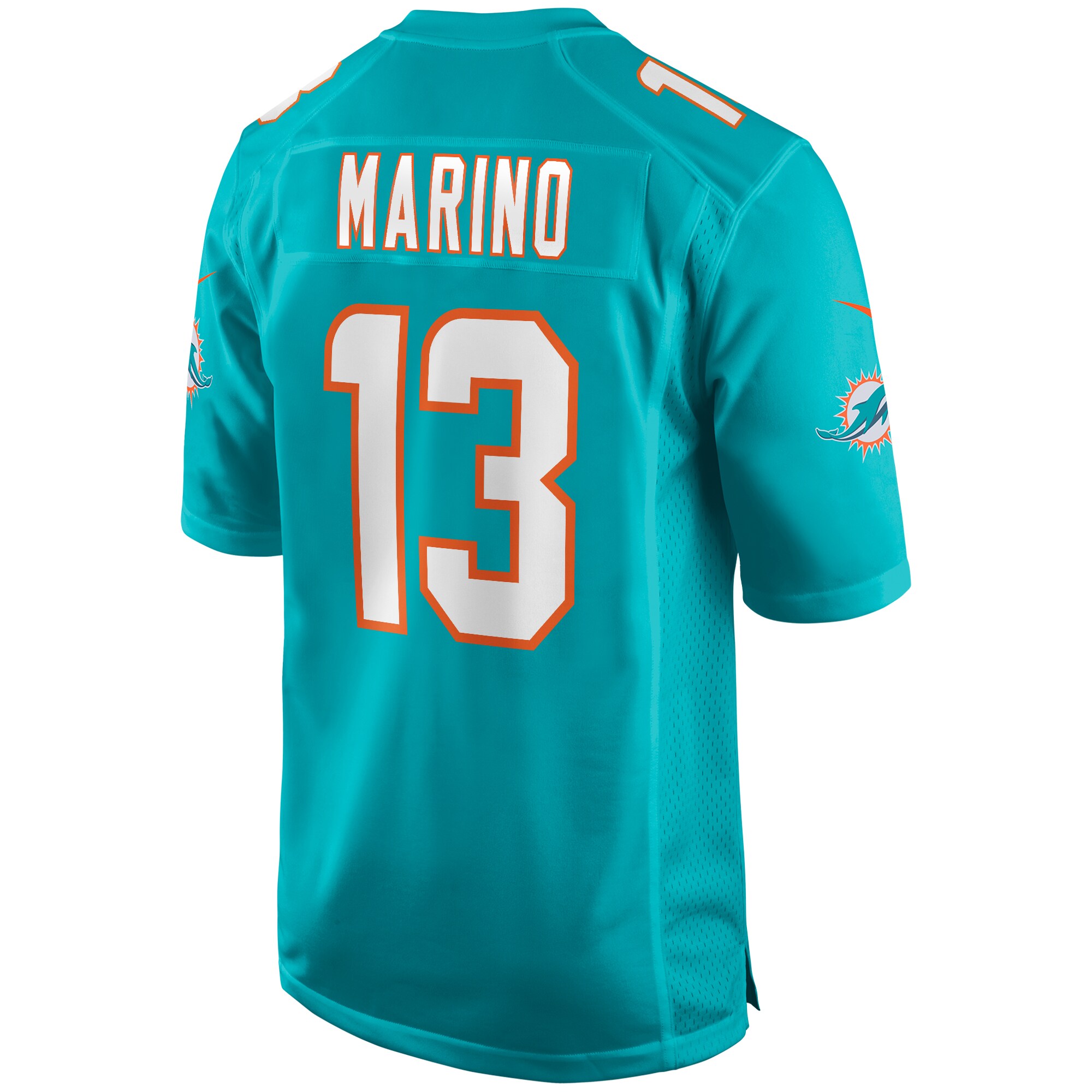 Dan Marino Miami Dolphins Nike Game Retired Player Jersey - Aqua - vstockx