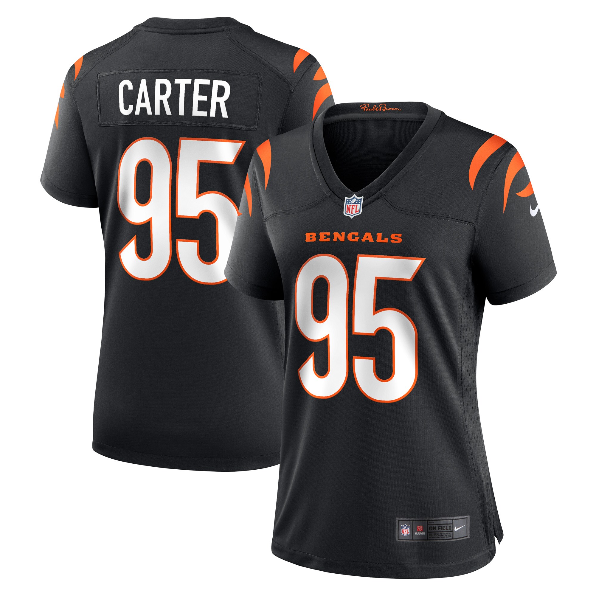 Zach Carter Cincinnati Bengals Nike Women's Game Player Jersey - Black - vstockx