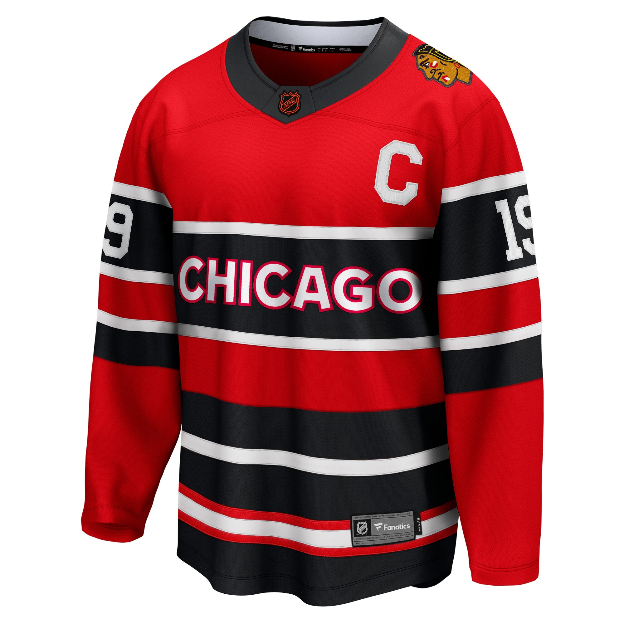 Jonathan Toews Chicago Blackhawks Fanatics Branded Special Edition 2.0 Breakaway Player Jersey - Red - vstockx